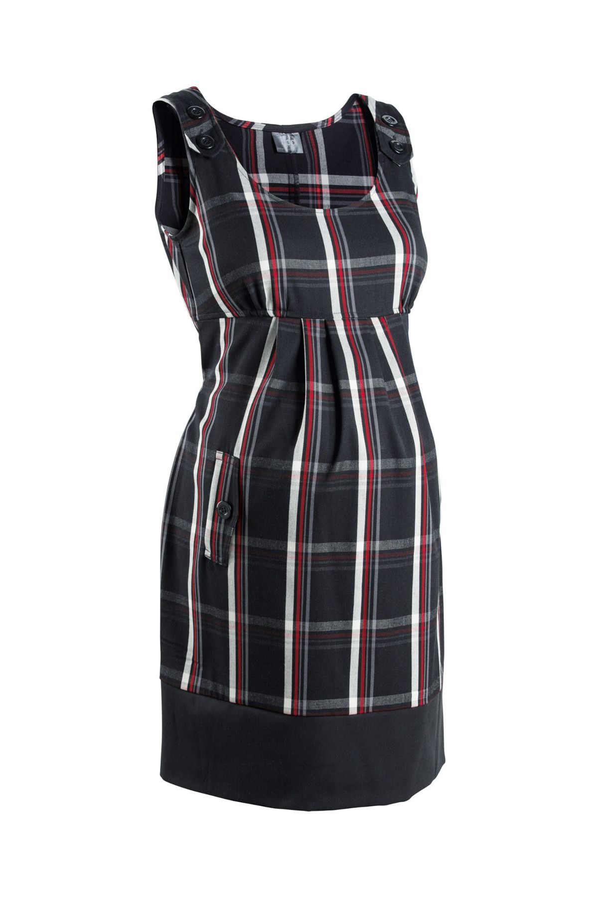 Bonprix Kadın Siyah Beli Kuşaklı Elbise 155841219
