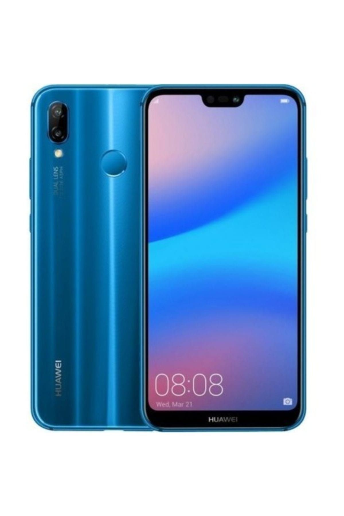 Huawei P20 Lite 64 GB Çift Sim Mavi Cep Telefonu İthalatçı Firma Garantili
