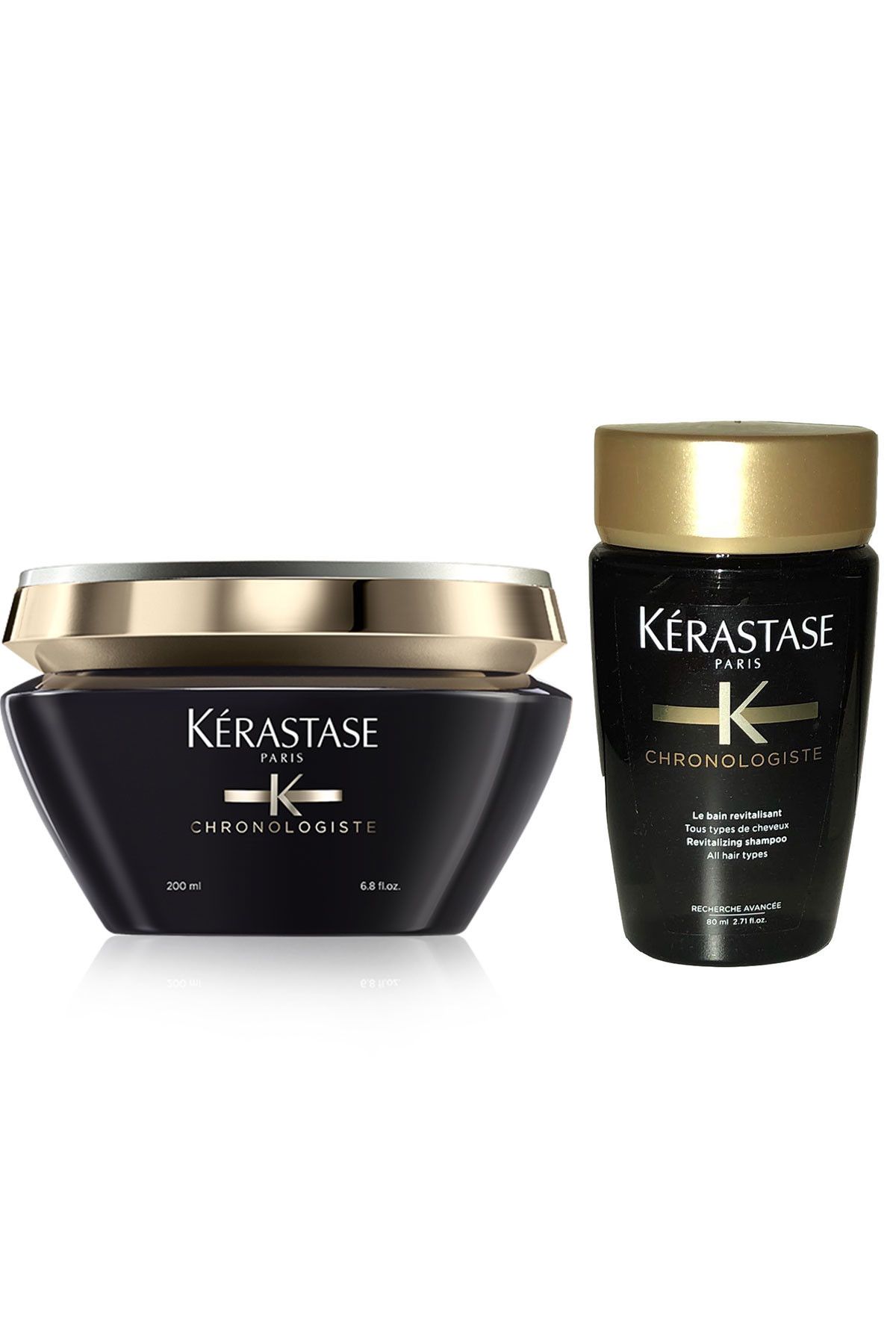 Kerastase Chronologiste Saç Bakım Seti - Chronologiste Maske 200 ml + Şampuan 80 ml 2840095015403