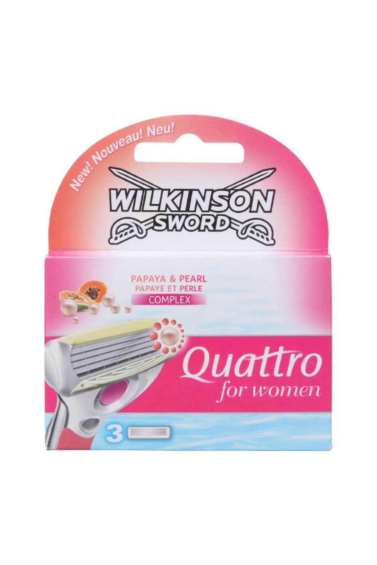 Wilkinson Quattro For Women - 3Lü Yedek Kartuş