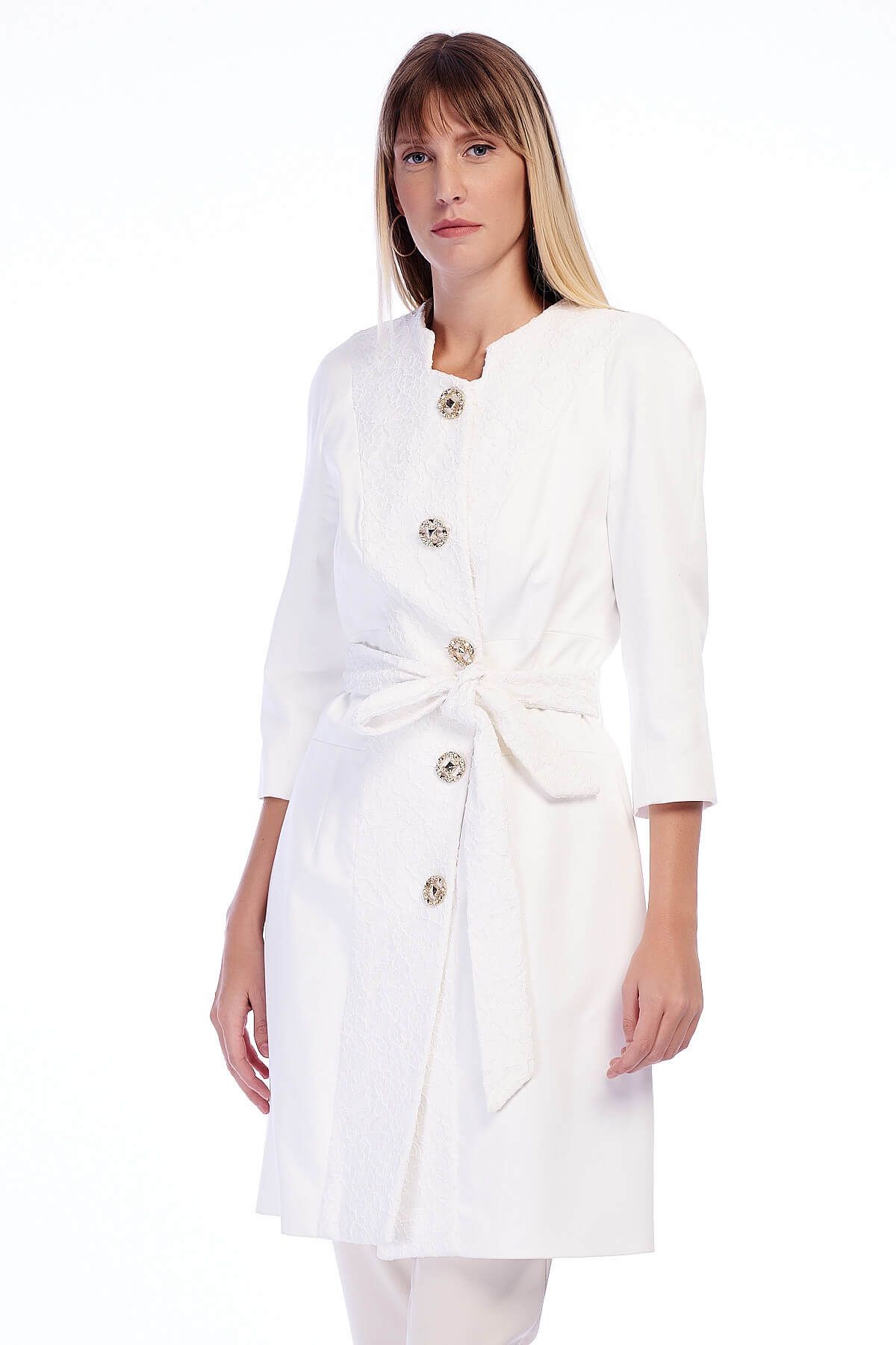 Balizza Kadın Beyaz Ceket M14Y460587