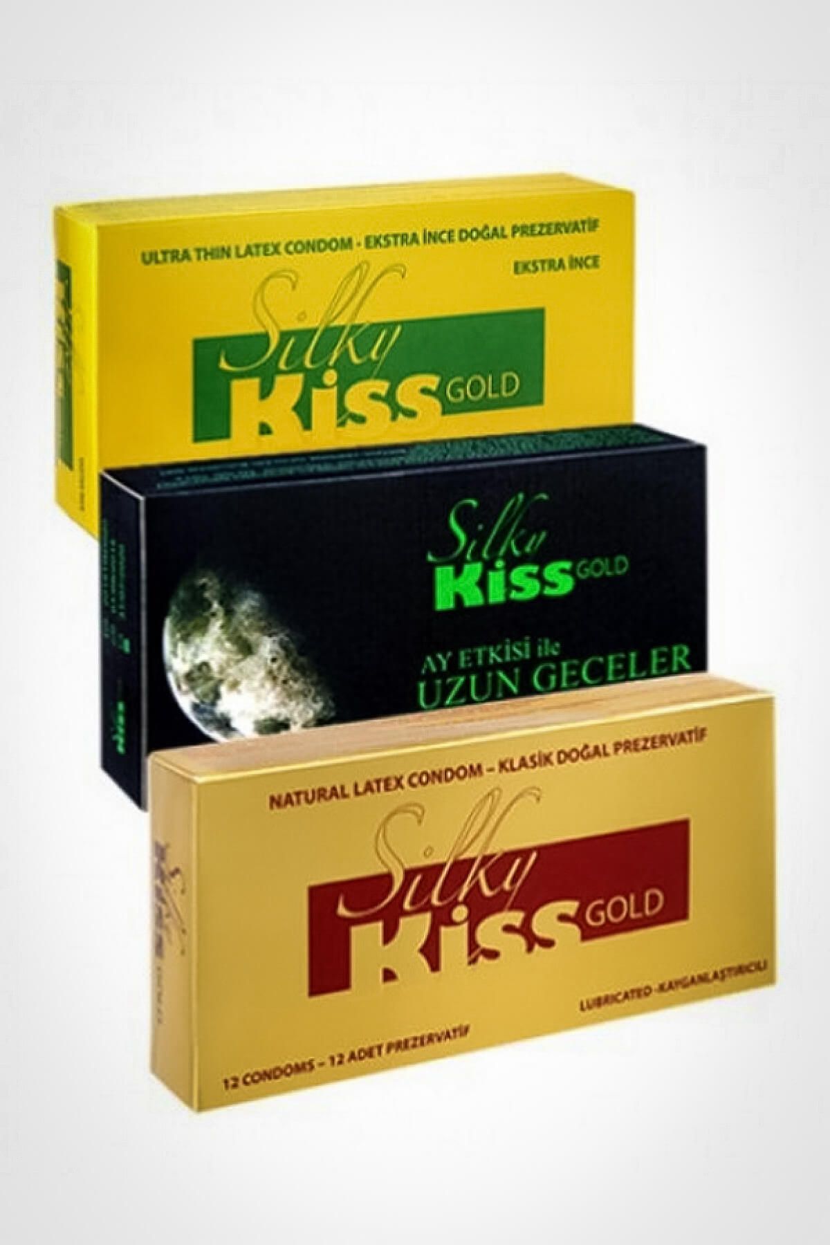 Silky Kiss Gold Prezervatif Karnaval 36 Adet Condom