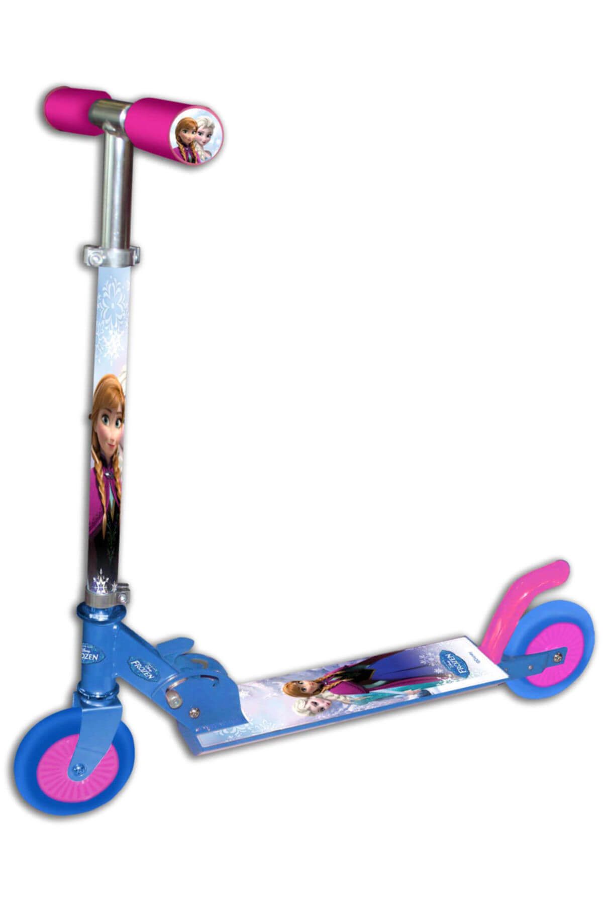 Mercan Frozen Scooter 2 Tekerlekli Frenli Ayarlanabilir- Elsa Çocuk Scooterı /