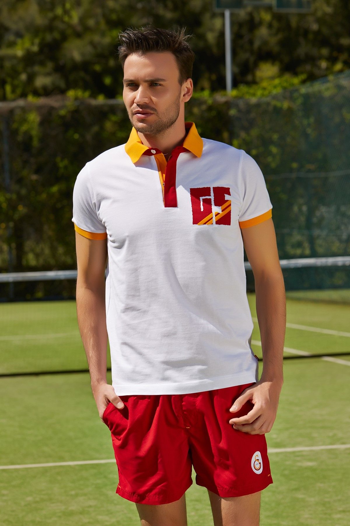 Galatasaray Galatasaray Erkek Polo Yaka T-shirt Y023-E40123