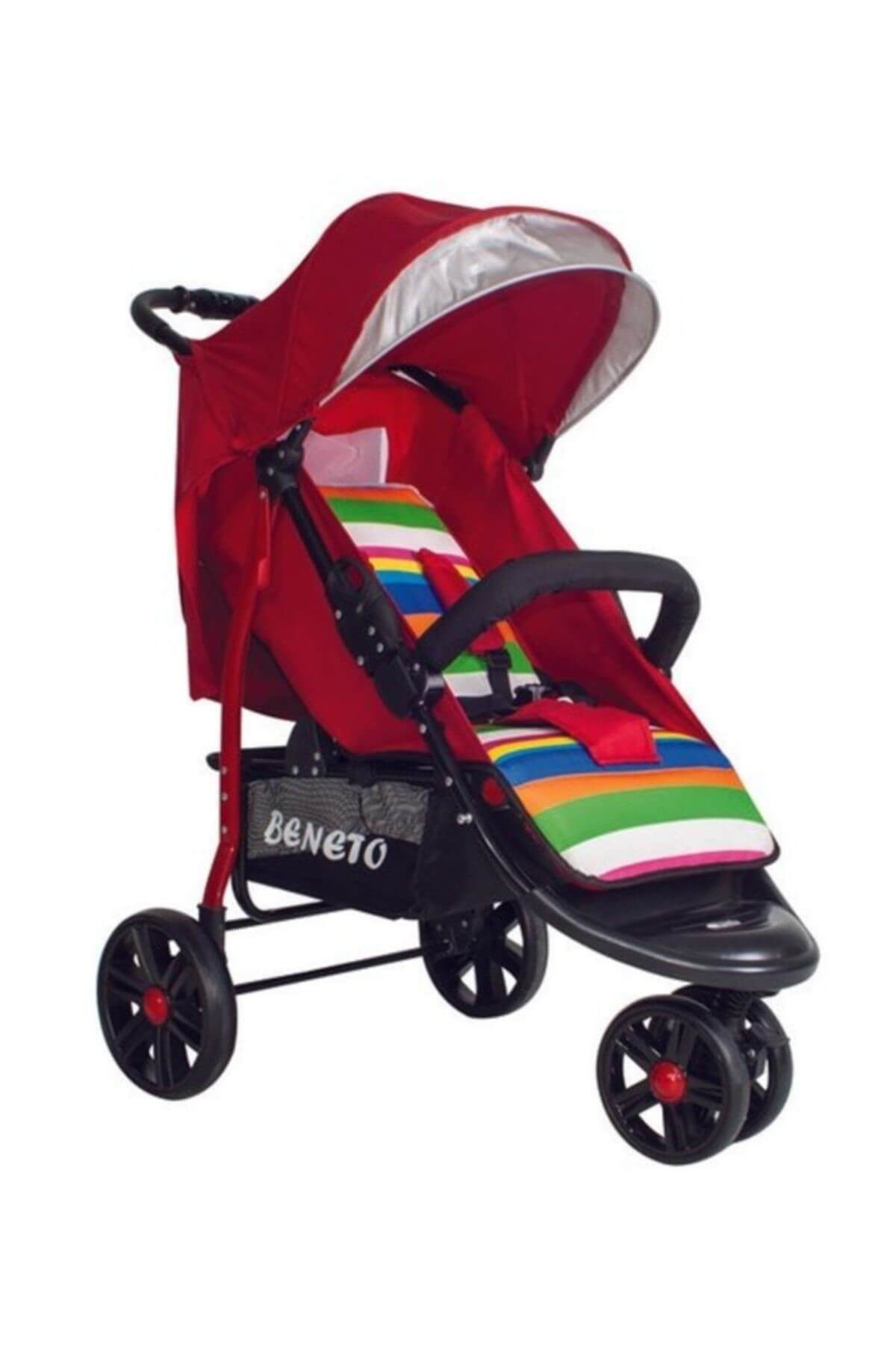 Beneto Bt-333 Color - Line Jogger Bebek Arabası Kırmızı /