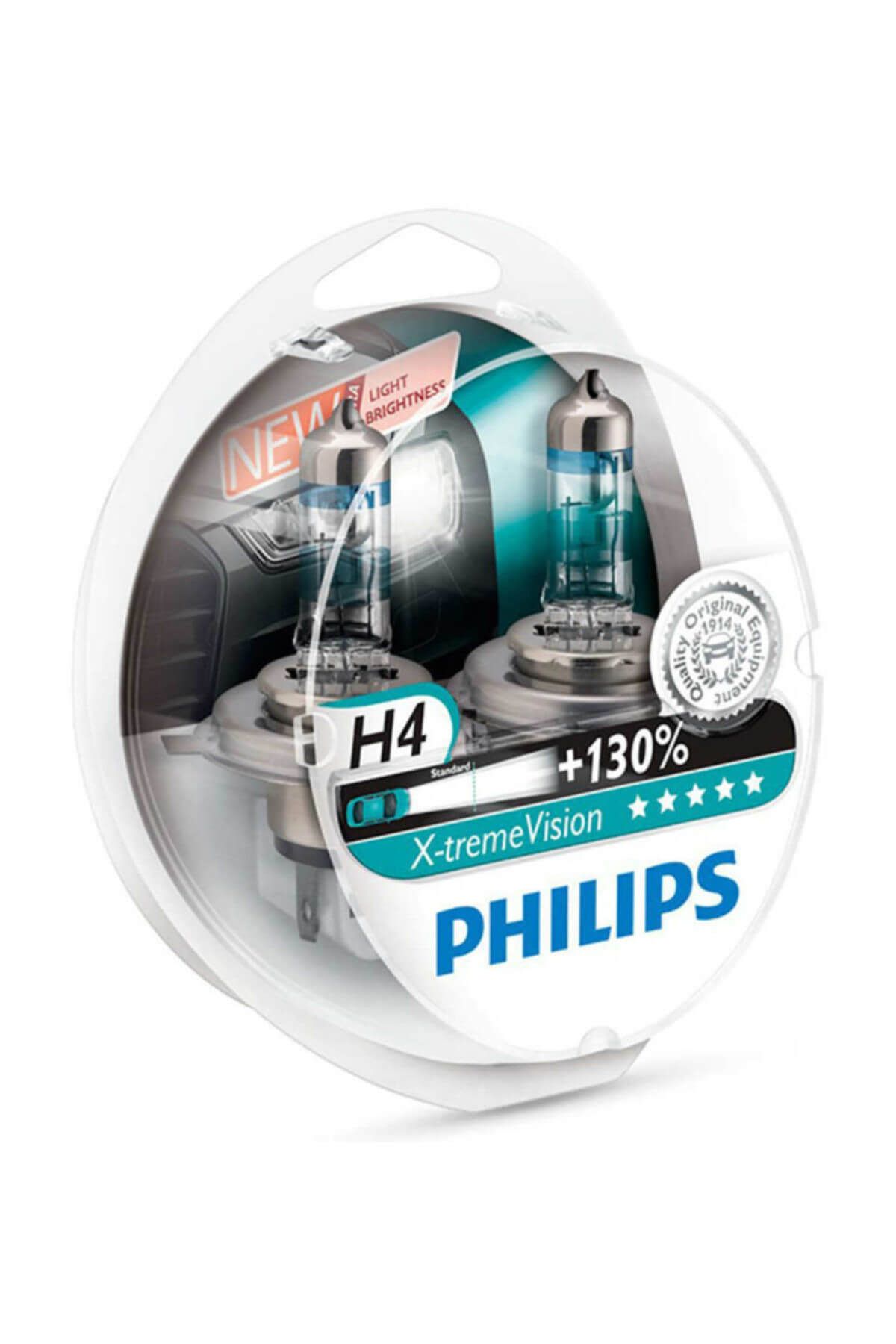 Philips H4 Model Xtreme Vision % 130 Fazla Işık Veren Far Ampül Seti 422679