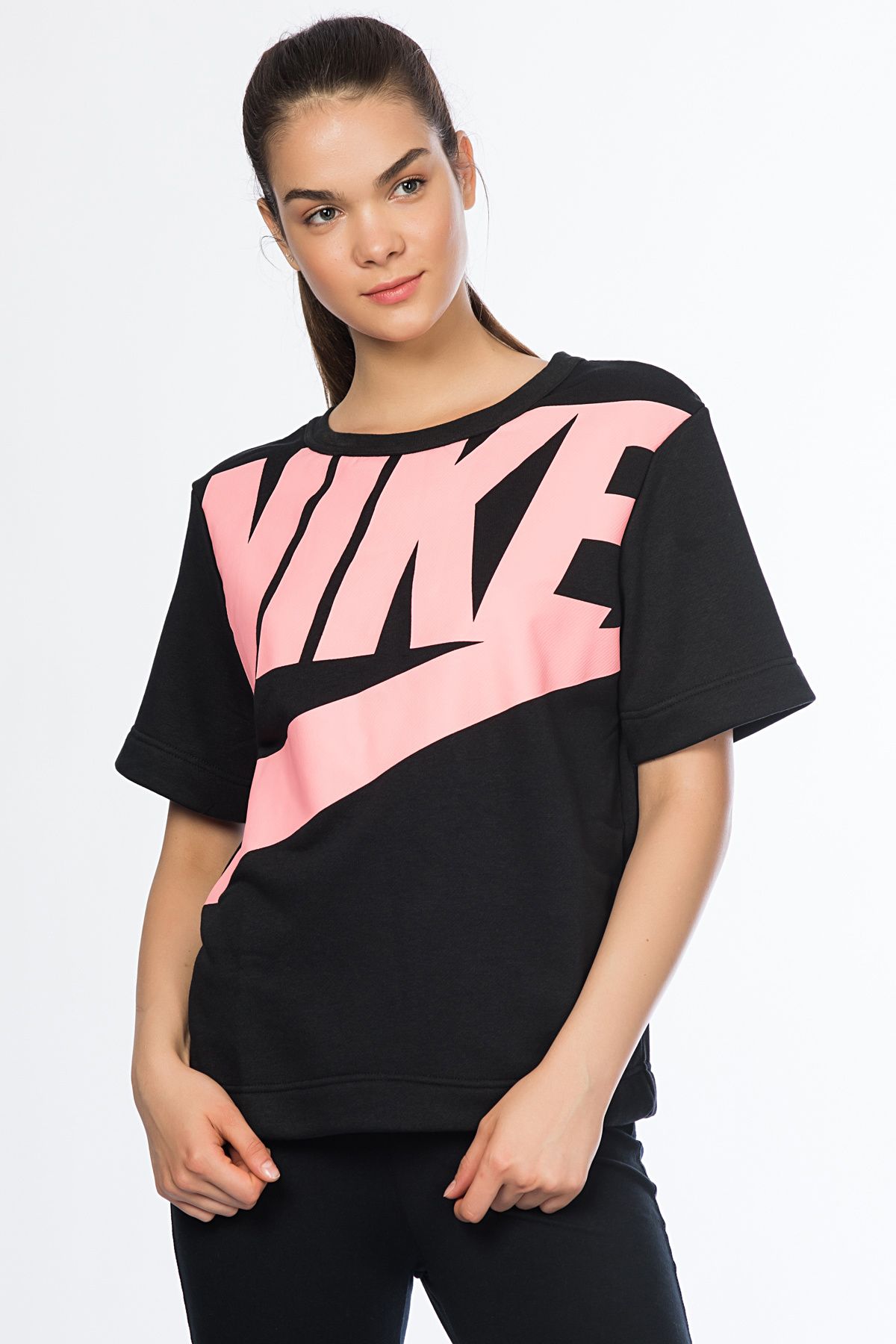 Nike Kadın T-shirt - W Nsw Modern Top Irreverent - 831754-011