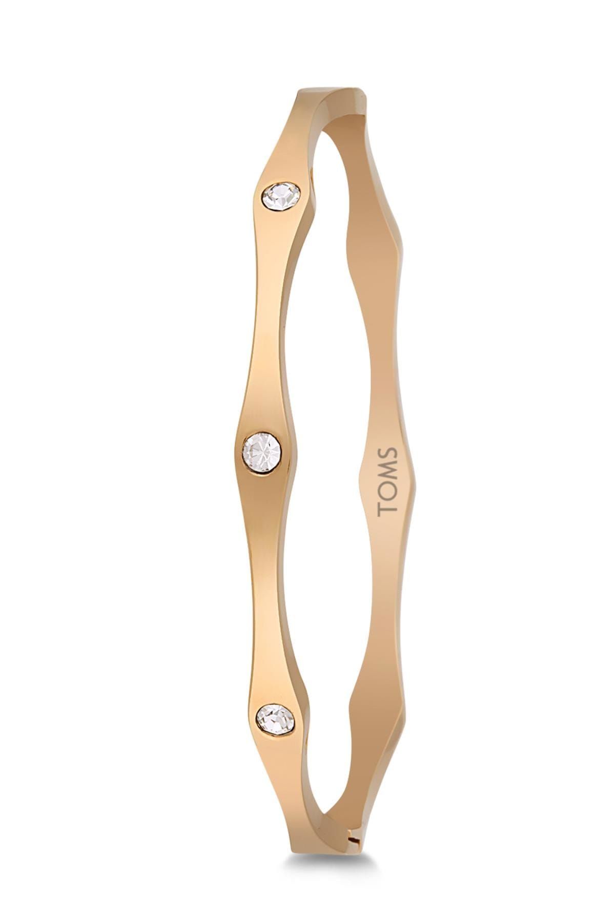 Toms Kadın Altın Rengi Çelik Bileklik TMJ10405-505-G