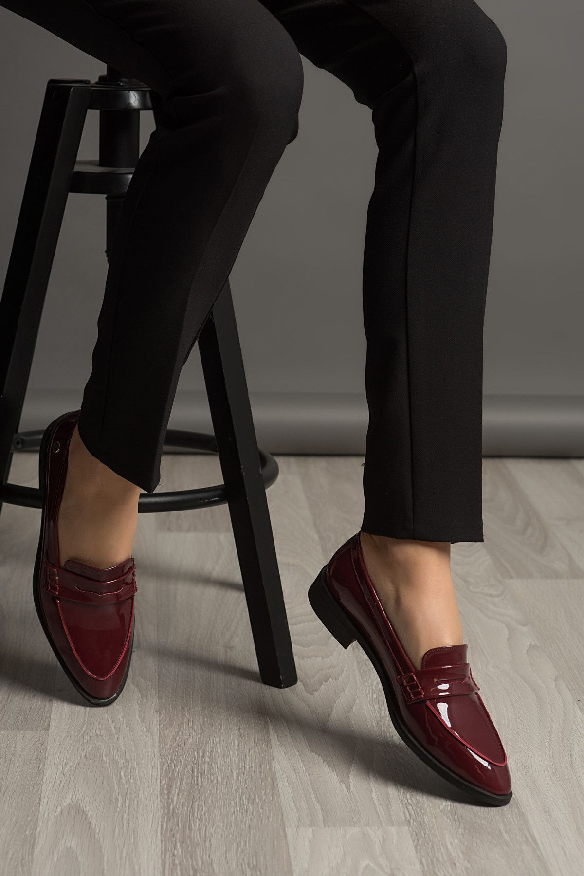 Pierre Cardin Bordo Kadın Klasik Ayakkabı DSMAW18312