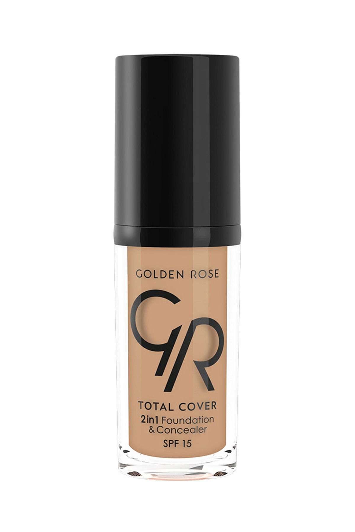 Golden Rose Total Cover 2in1 Foundation&Concealer-18 Cappuccino-Kapatıcı Fondöten