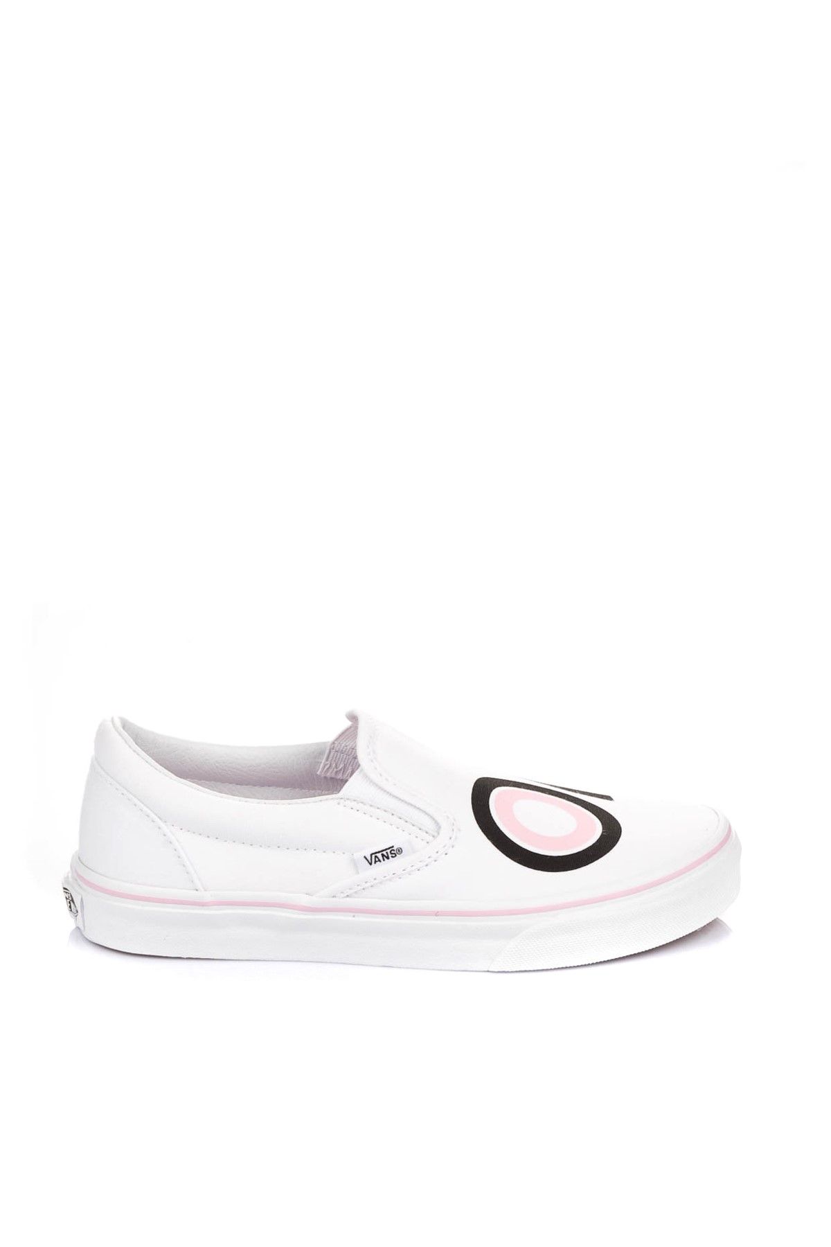Vans UA CLASSIC SLIP-ON Beyaz PEMBE Kadın Sneaker 100290795