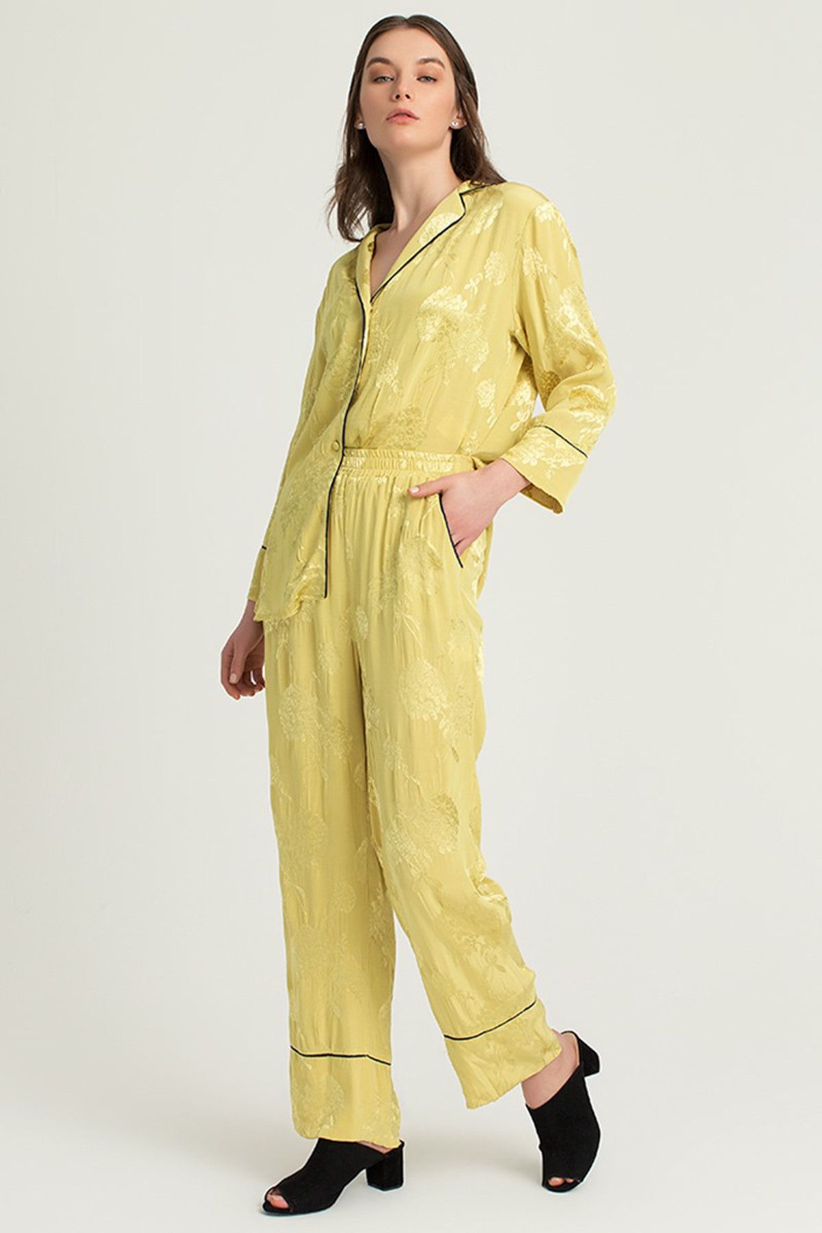 Setre Kadın Sarı Pantolon ST030S200291
