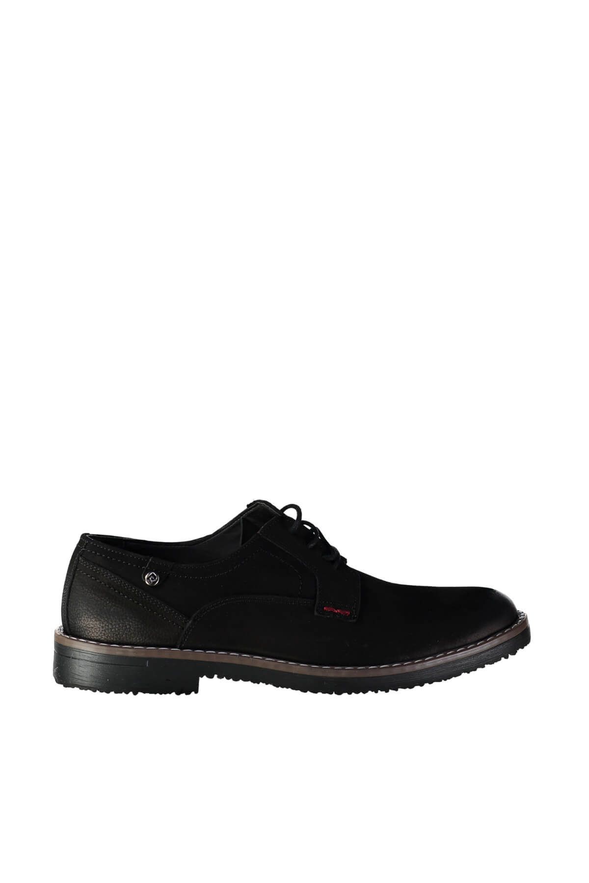 Pierre Cardin Hakiki Deri Siyah Nubuk Erkek Casual Ayakkabı P35410