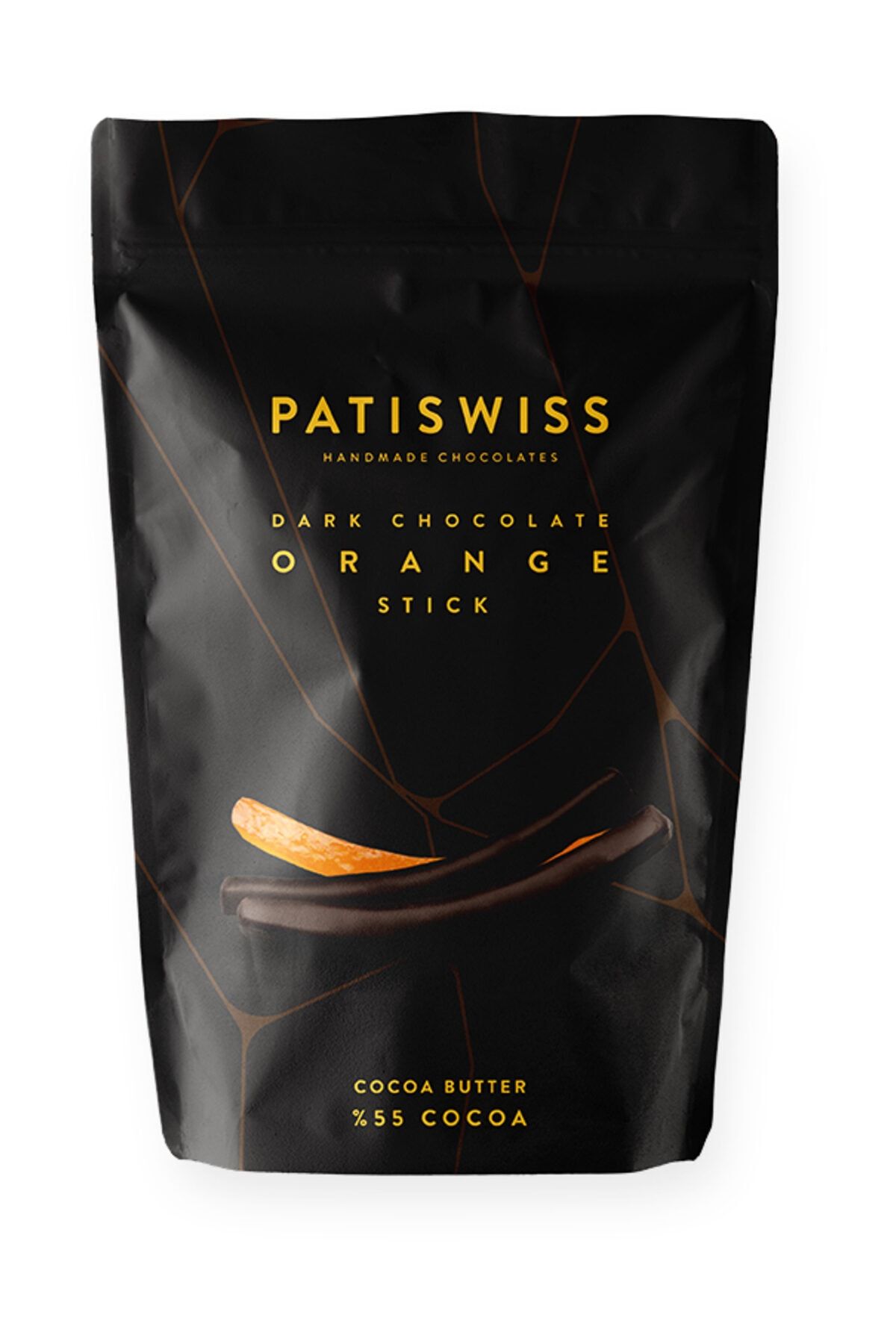 Patiswiss Bitter Çikolata Kaplı Portakal Çubukları 80 gr