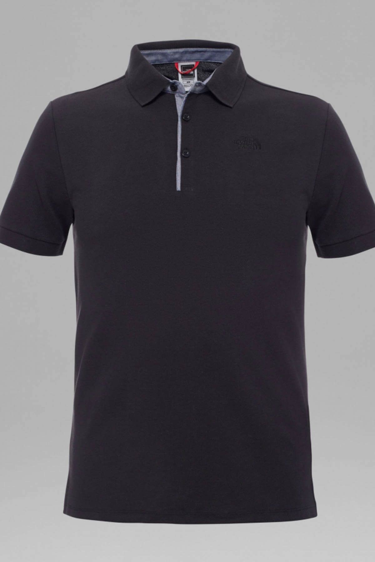 The North Face Erkek T-Shirt - Premium Erkek Siyah Polo Yaka Tişört - THET0CEV4E50KX7