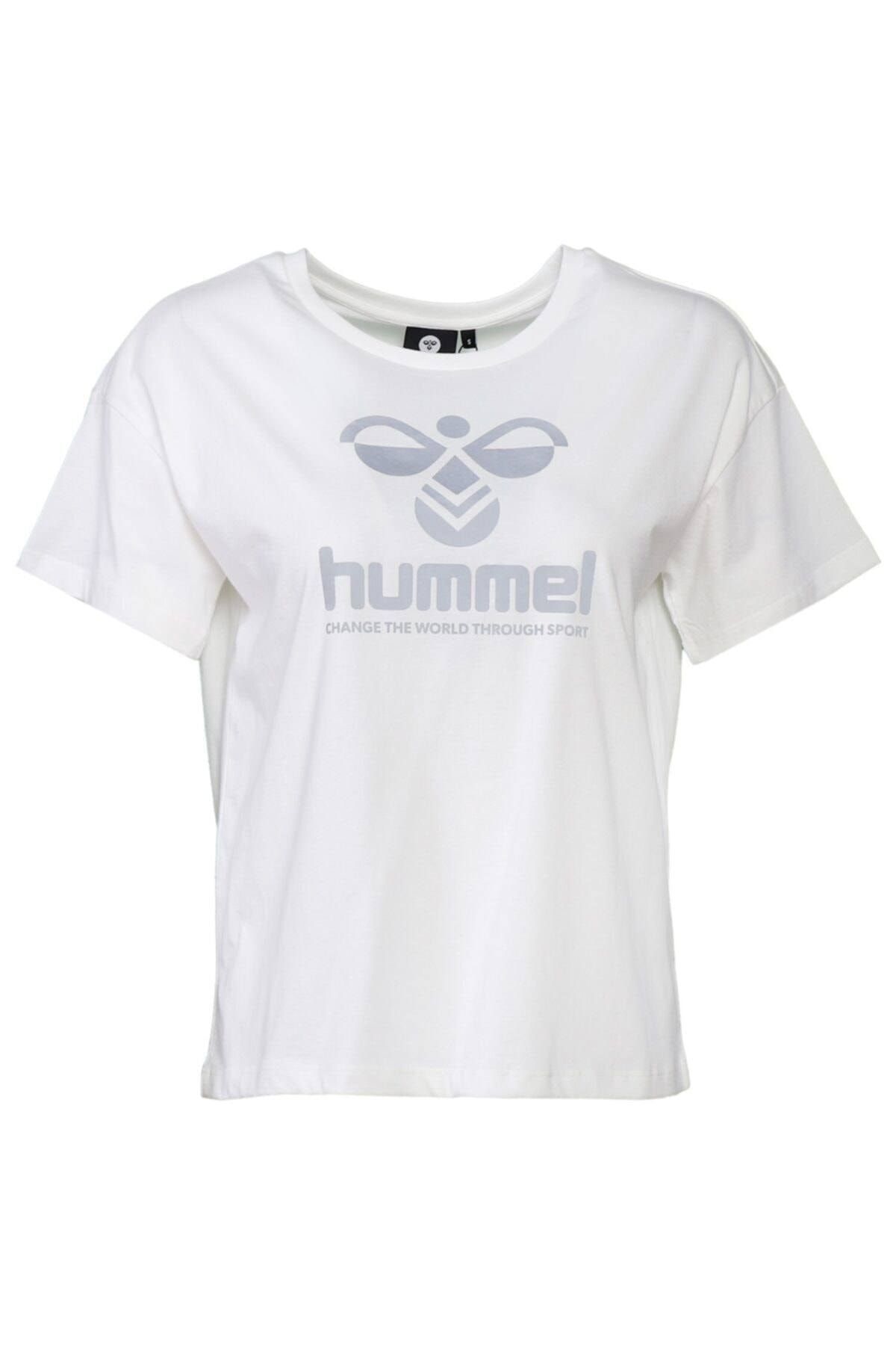 hummel HMLVODER Beyaz Kadın T-Shirt 101085892