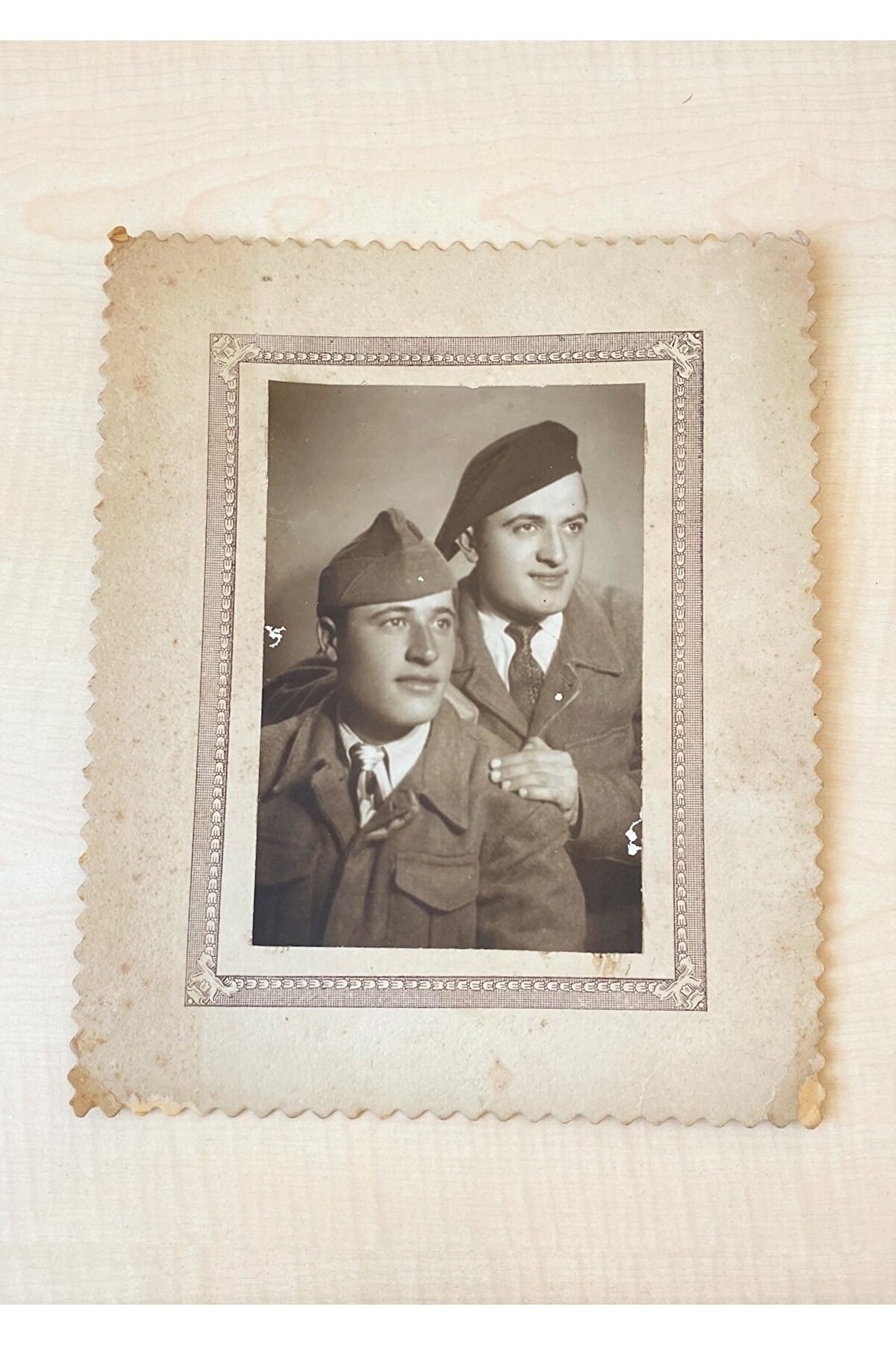 SANAT TACİRİ Vintage Siyah Beyaz Asker Fotoğrafı