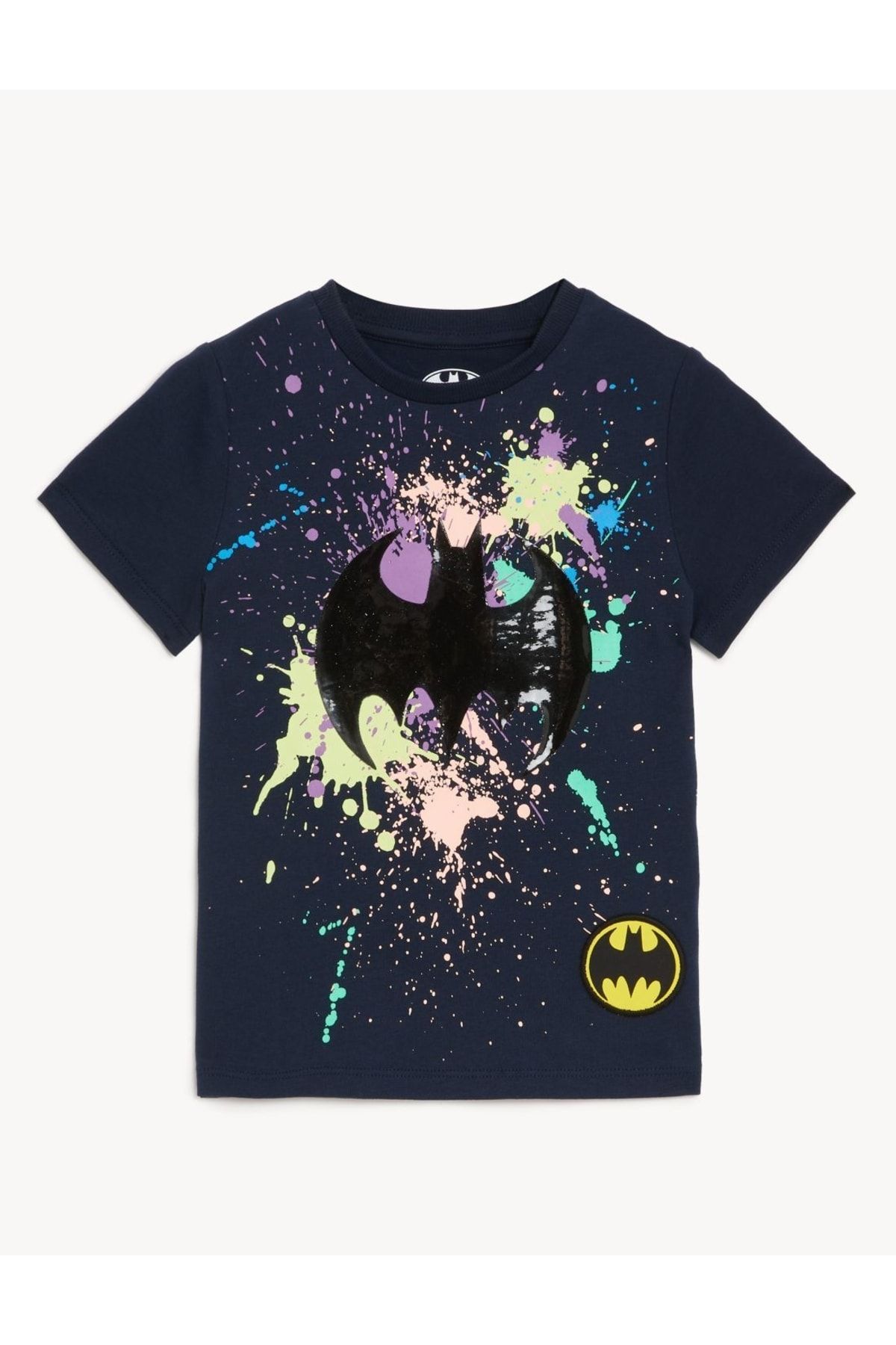 Marks & Spencer Saf Pamuklu Batman™ T-shirt (2-7 YAŞ)
