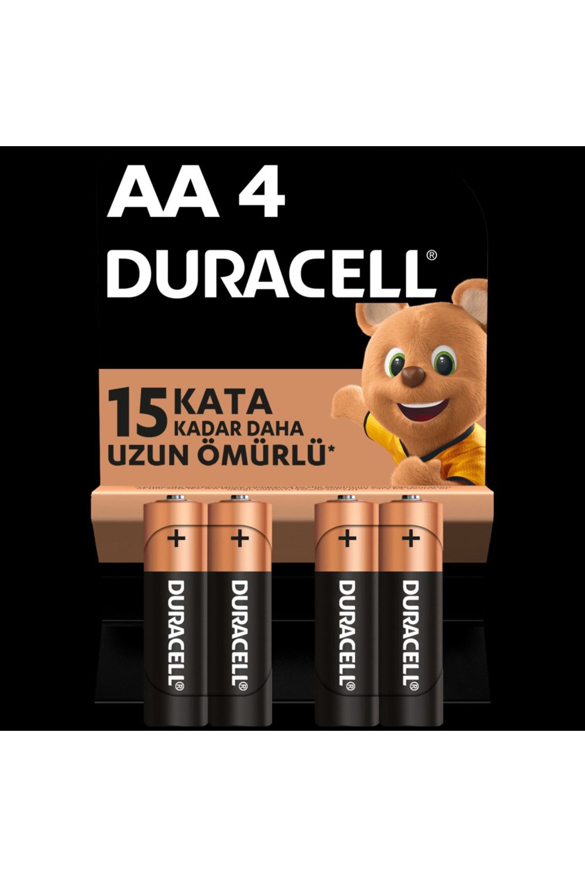 Duracell Alkalin Aa Kalem Pil, 1,5 V Lr6/mn1500, 4'lü Paket