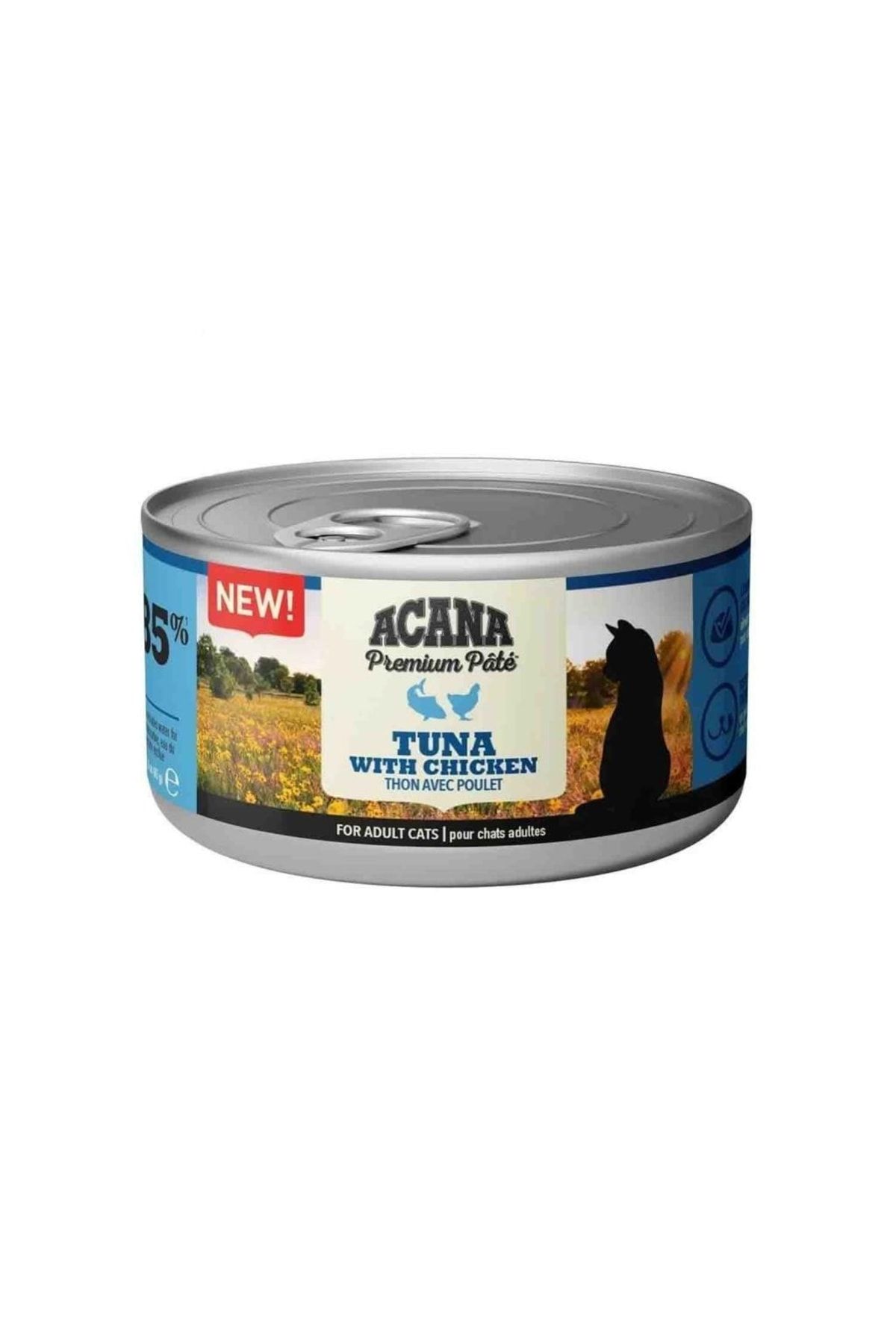 Acana Premium Pate (ezme) Tuna Balıklı Ve Tavuklu Kedi Konservesi 85 Gr