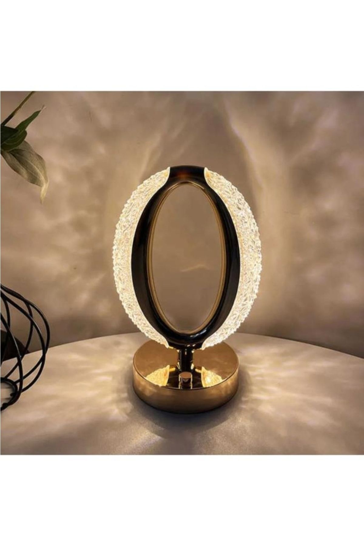 Torima Lw-21 Dekoratif Şarjlı Kristal Elmas Masa Lambası Dokunmatik Romantik Akrilik Led Gece Lambası