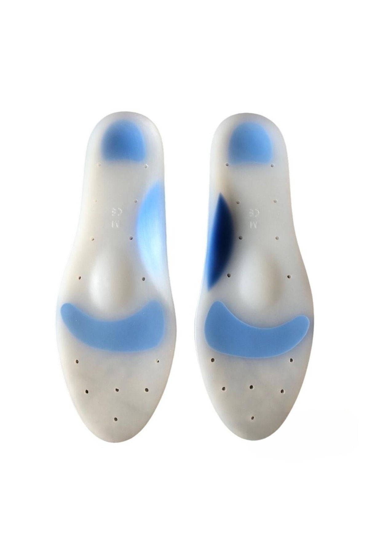 ZEYSAN Ark Takviyeli Taban Düşüklüğü Düz Taban Içe Basma Destekli Anatomik Silikon Ayakkabı Tabanlığı