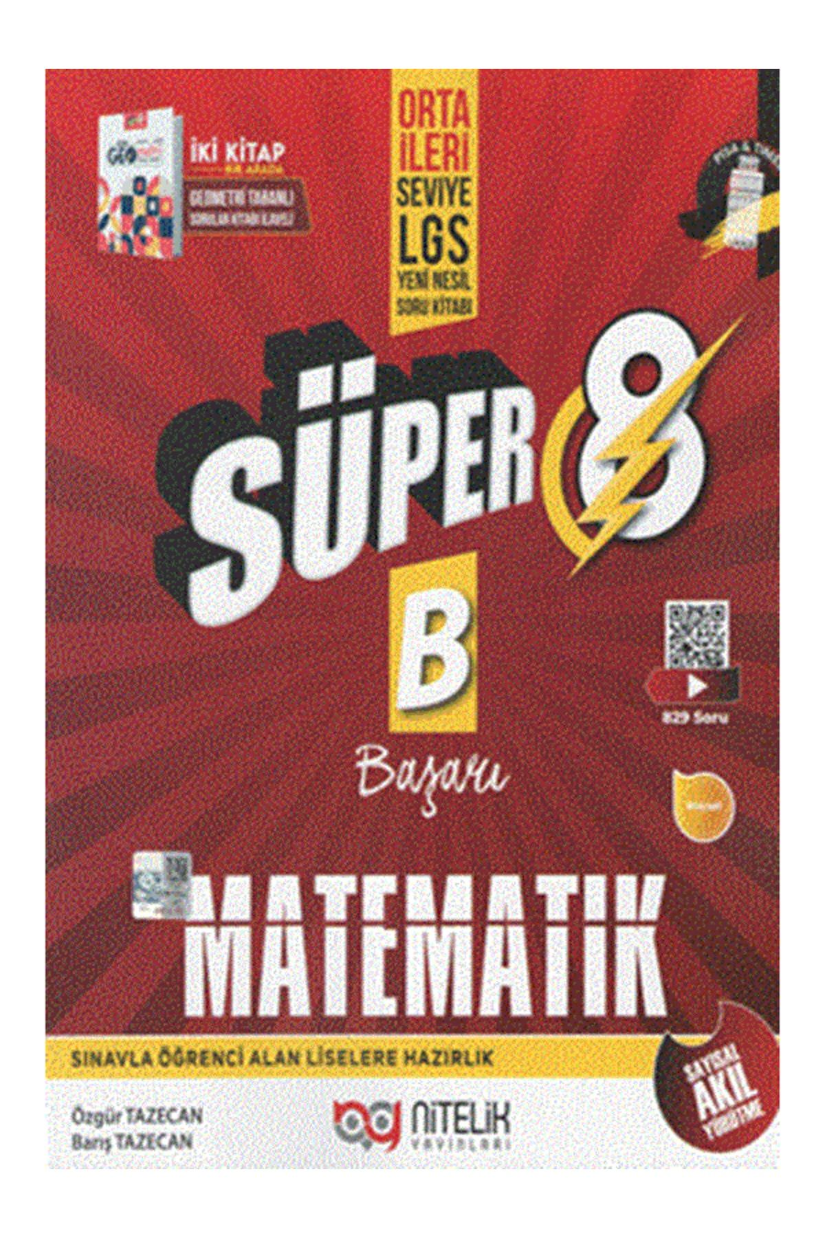Nitelik Yayınları Nitelik 8.sınıf Yeni Nesil Süper Matematik Soru Kitabı