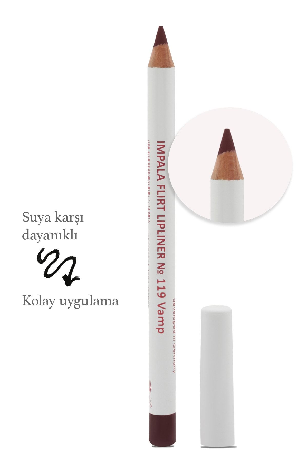 IMPALA Dudak Kalemi - Flirt Pencil Lipliner No: 119(KOYU BORDO)