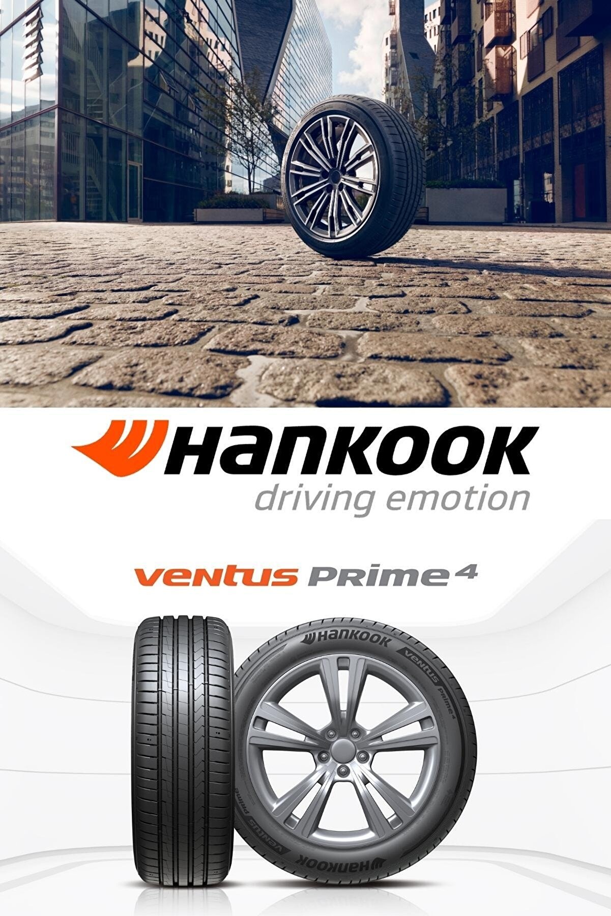Hankook 225/45 R17 91y Ventus Prime 4 Oto Yaz Lastiği 2023 Üretim