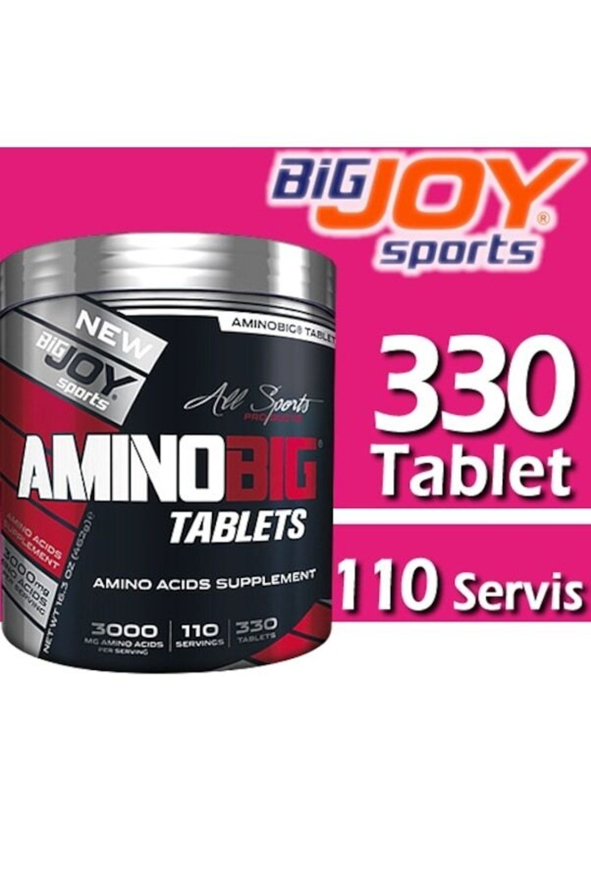 Big Joy Sports Aminobig Amino Asit 330 Tablet