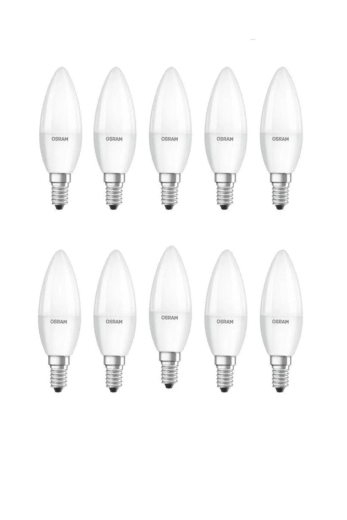 Osram Led Value 4.9w Mum Sarı Işık E-14 Ampul 470 Lm ( 10 Adet)