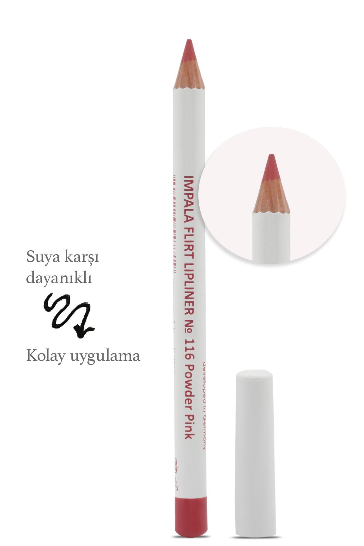 IMPALA Dudak Kalemi - Flirt Pencil Lipliner No: 116(KOYU PUDRA PEMBE)