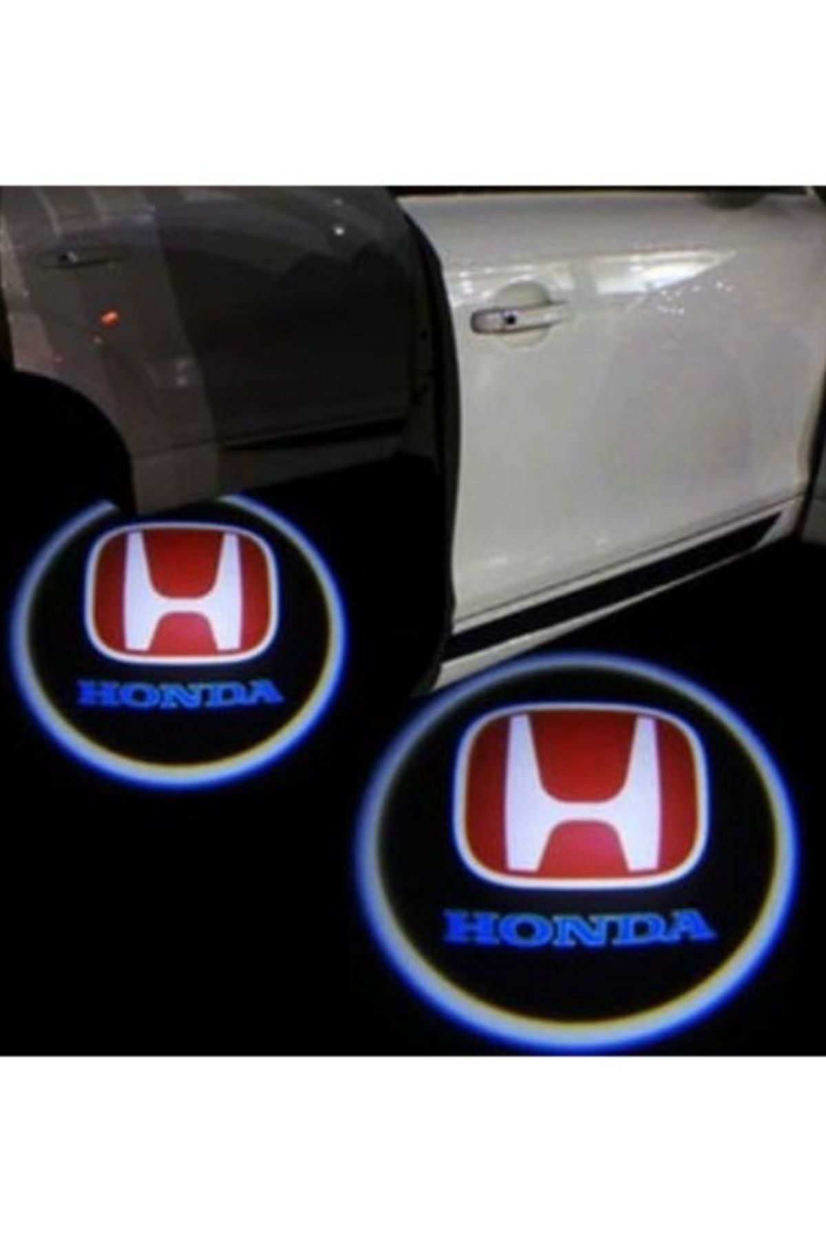 Unichrome Honda Logolu Kapı Altı Loga Lamba Pilli Sensörlü Kolay Motaj