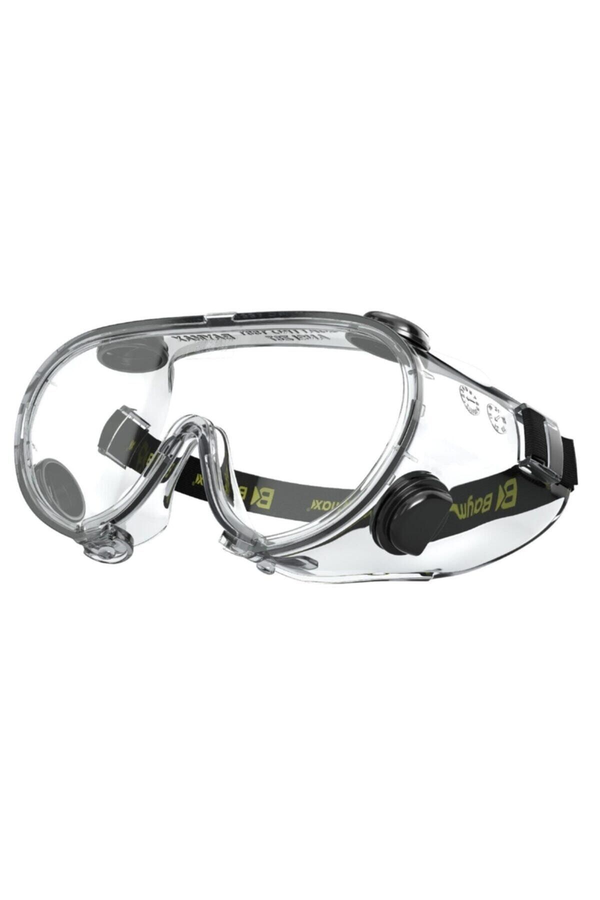 Baymax S1551 Quattro Tam Kapalı Ventilli Gözlük Şeffaf