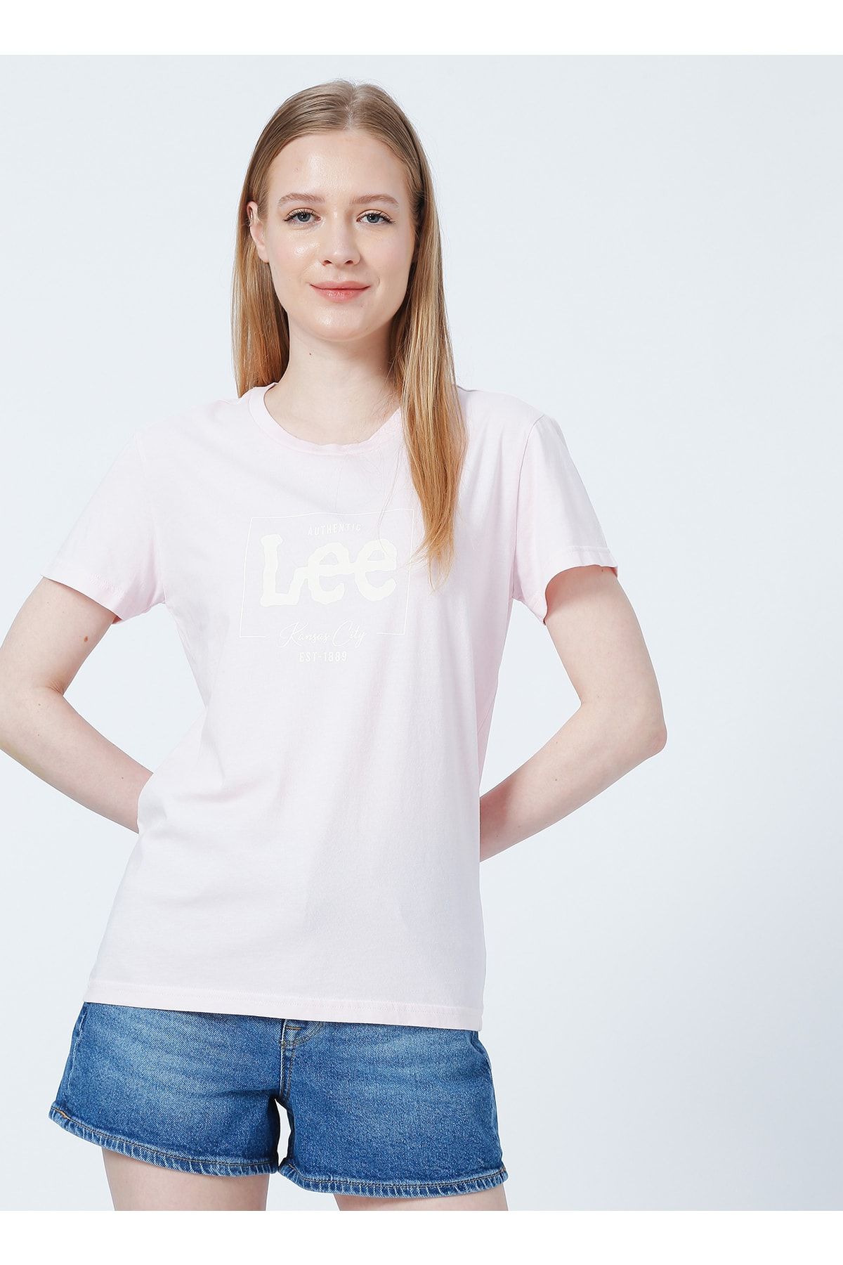 Lee T-shirt, S, Lila