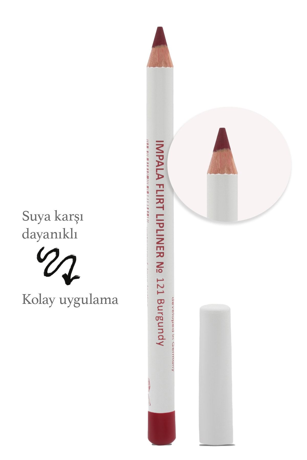 IMPALA Dudak Kalemi - Flirt Pencil Lipliner No: 121 (BORDO)