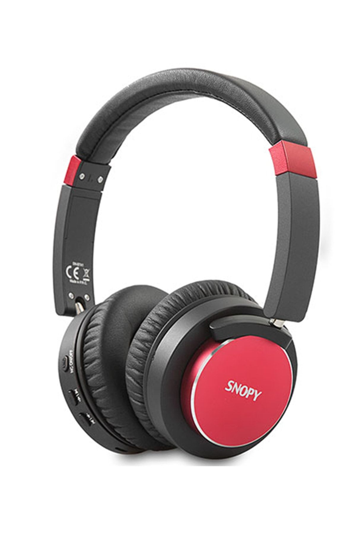 Snopy Sn-bt41 Anc Kırmızı Kablosuz Kulaküstü Bluetooth Kulaklık Gürültü Önleyici