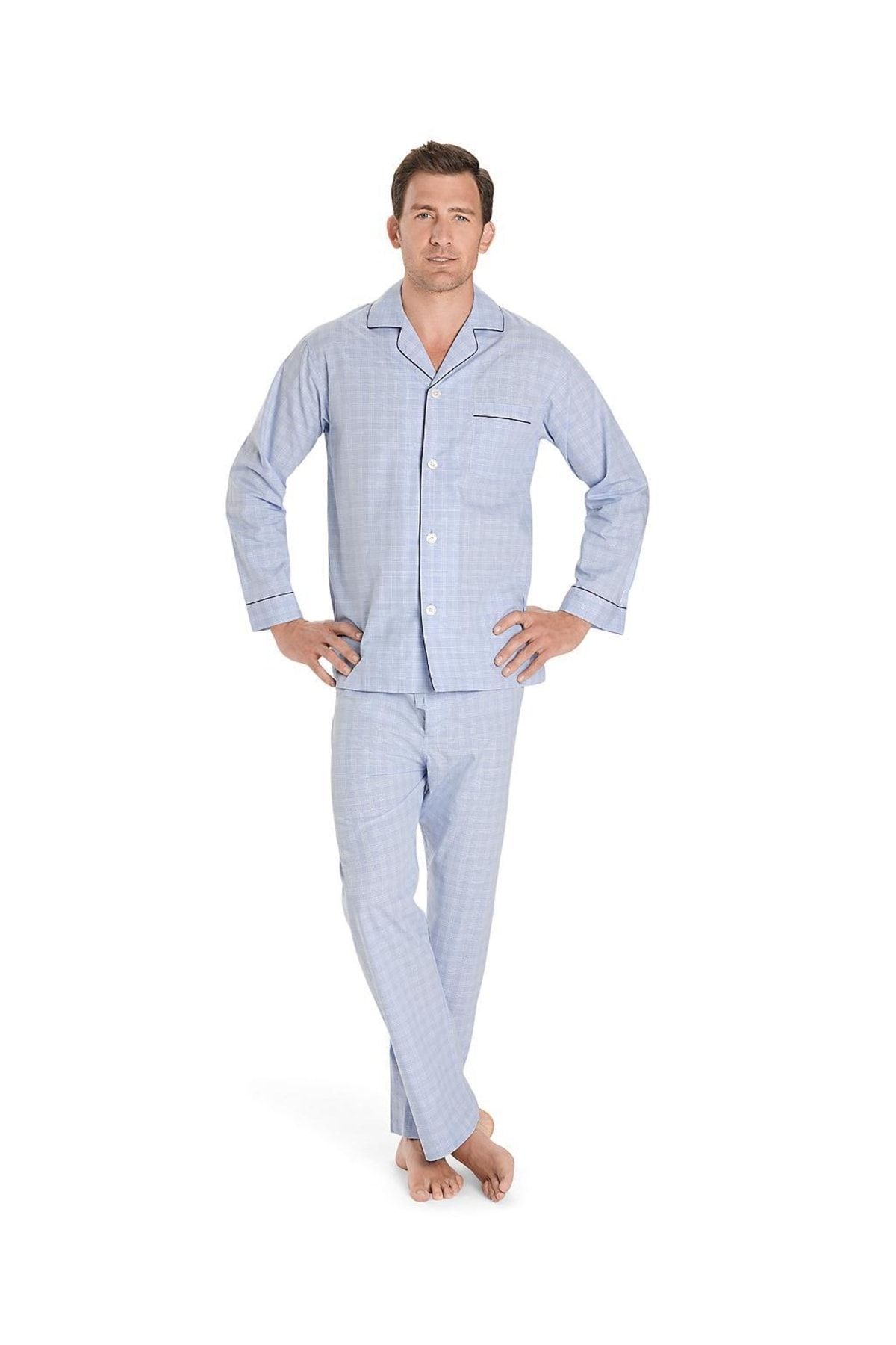 BROOKS BROTHERS Erkek Açık Mavi Renkli Pijama Takımı