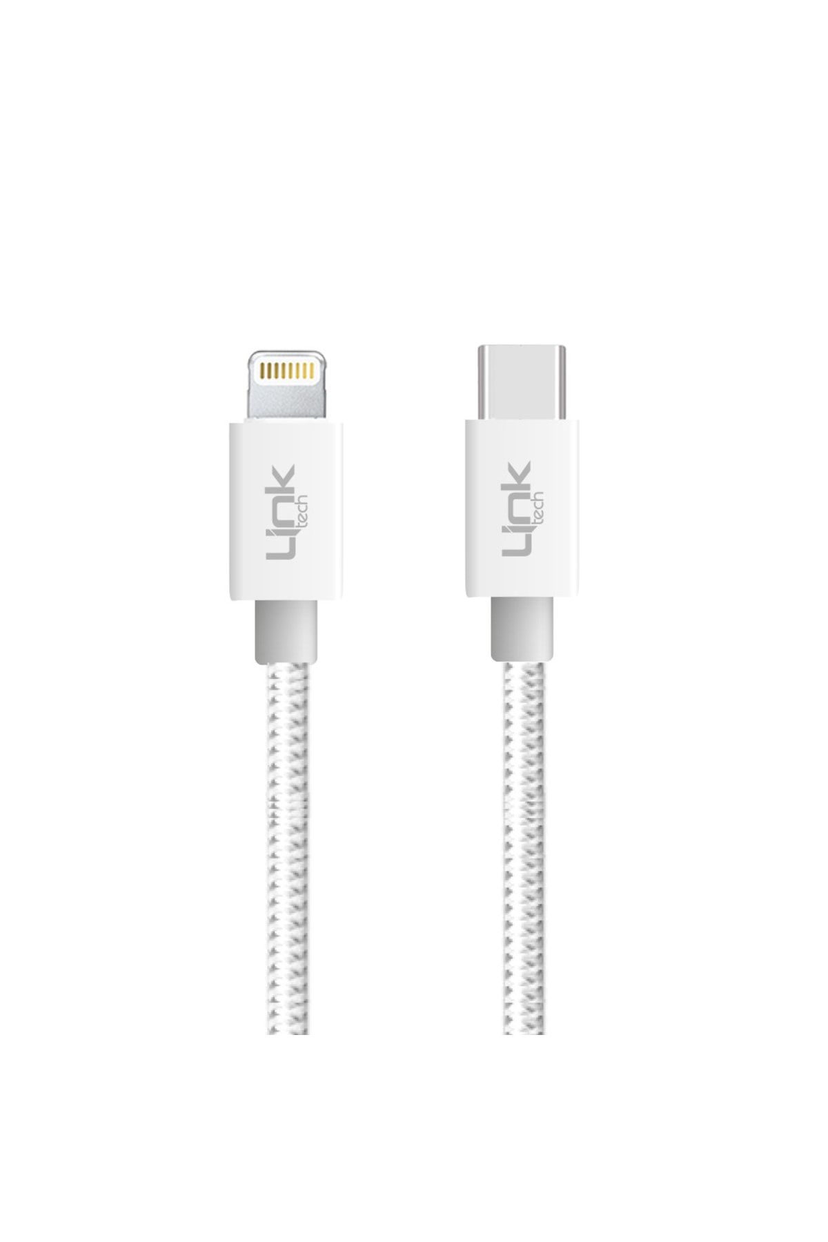 Linktech Apple Safe Usb-c/lightning 1000 Mm Hasır Örgülü Dayanıklı Hızlı Şarj Kablosu Midi599k