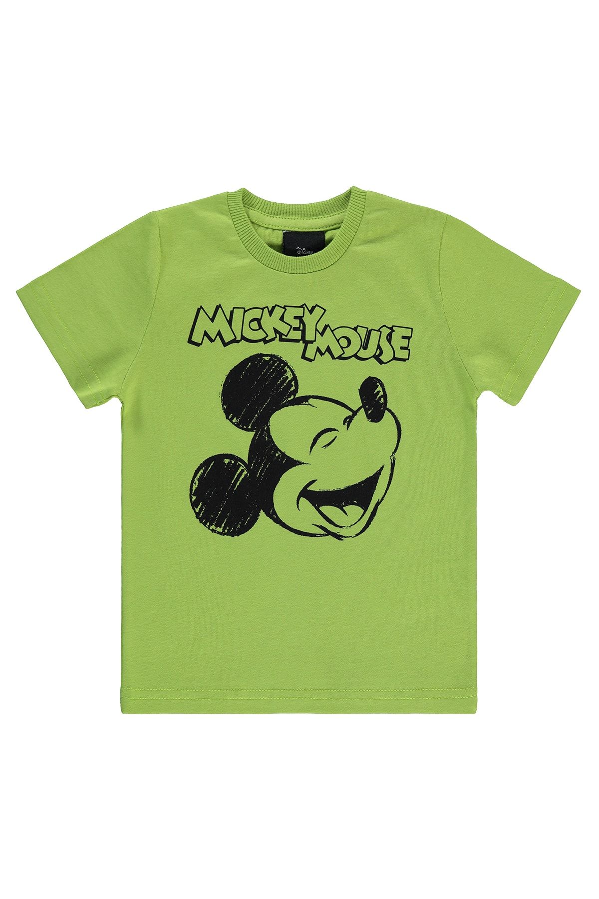 Rolypoly Mickey Mouse Erkek Çocuk Tişört 2-7 Yaş Fıstık Yeşili
