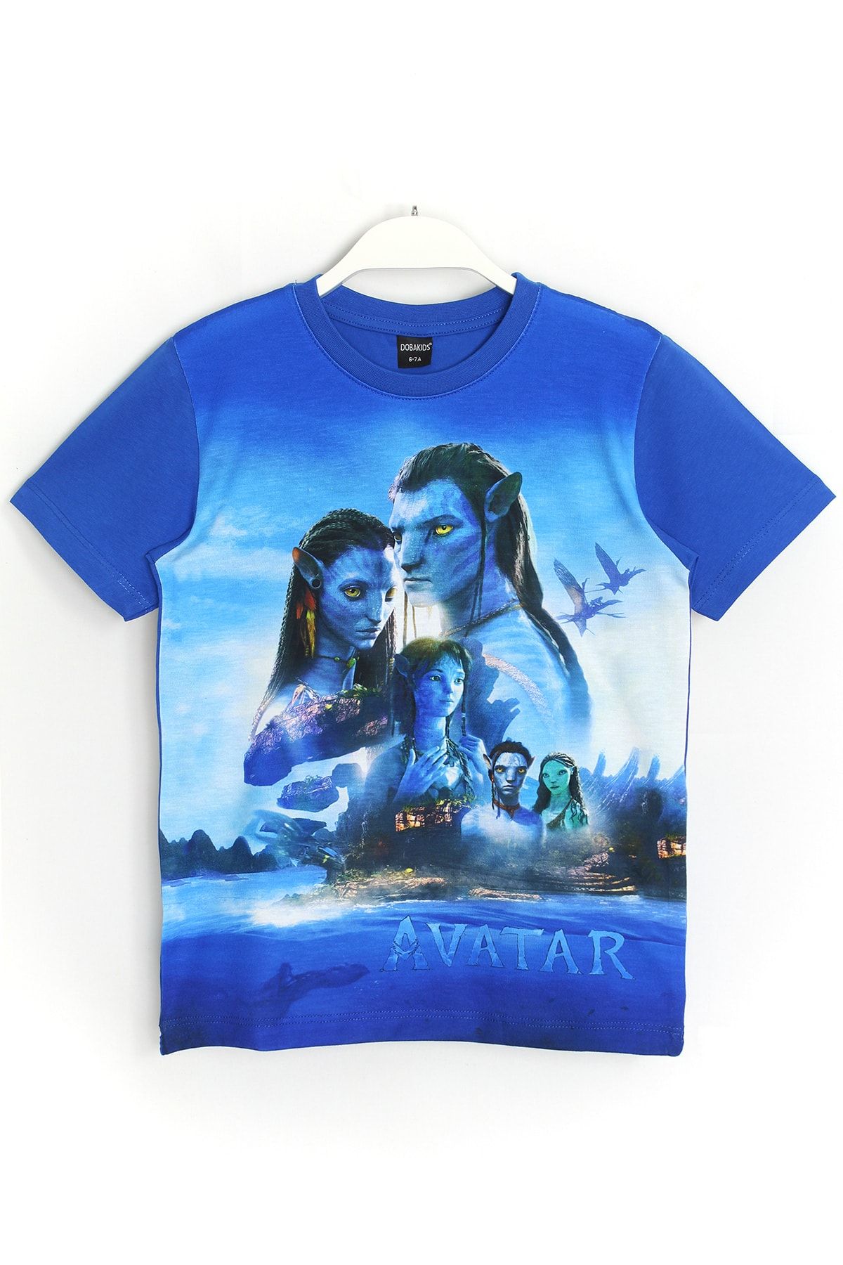 DobaKids 3d Avatar Baskılı Erkek Çocuk T-shirt Saks
