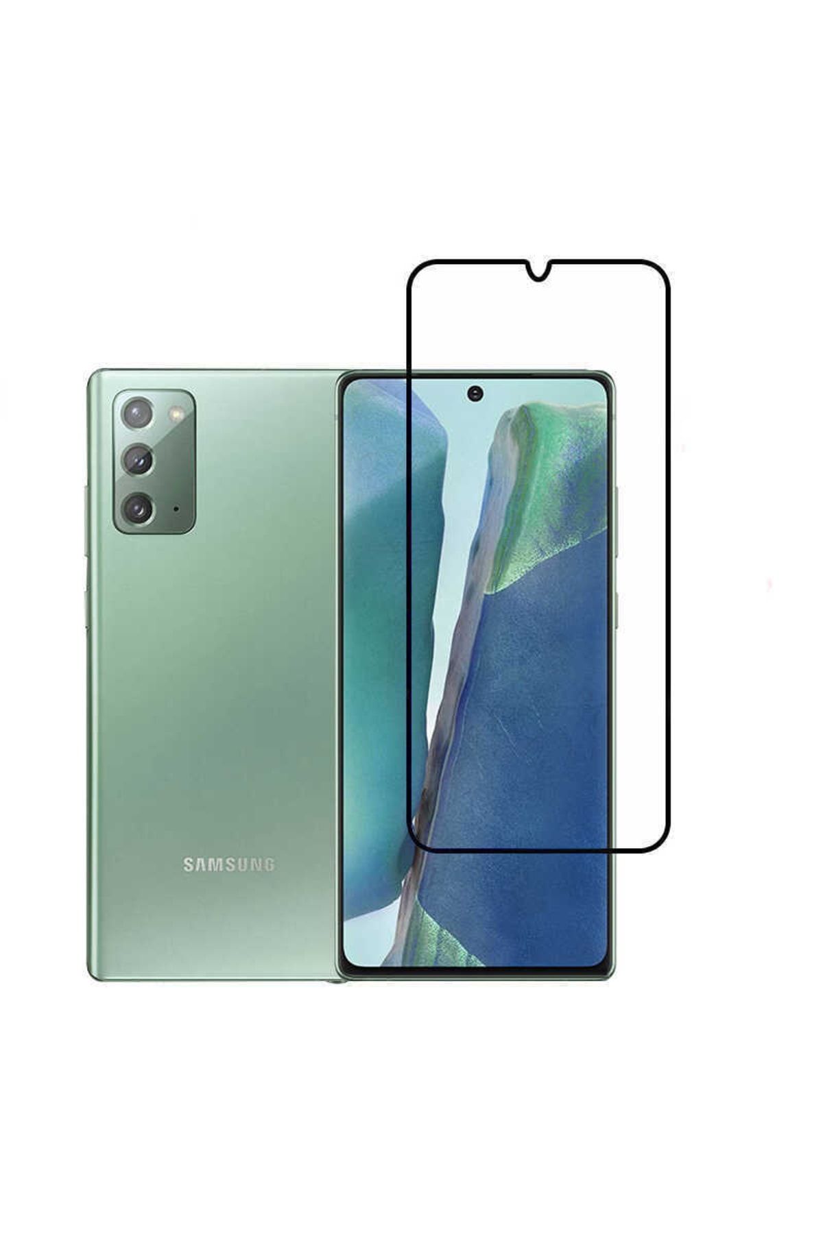 HEPTEKİLETİŞİM Samsung Galaxy Note 20 Ekran Koruyucu Tam Kaplayan Ultra Korumalı Kavisli (dias) Siyah