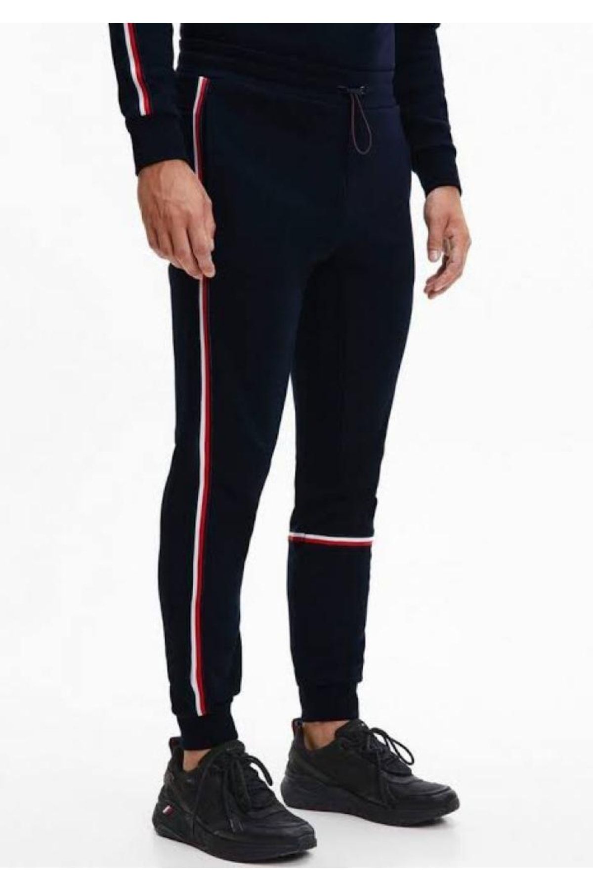 Tommy Hilfiger Organıc Cotton Sport Jogging Tape Seasonal Pant