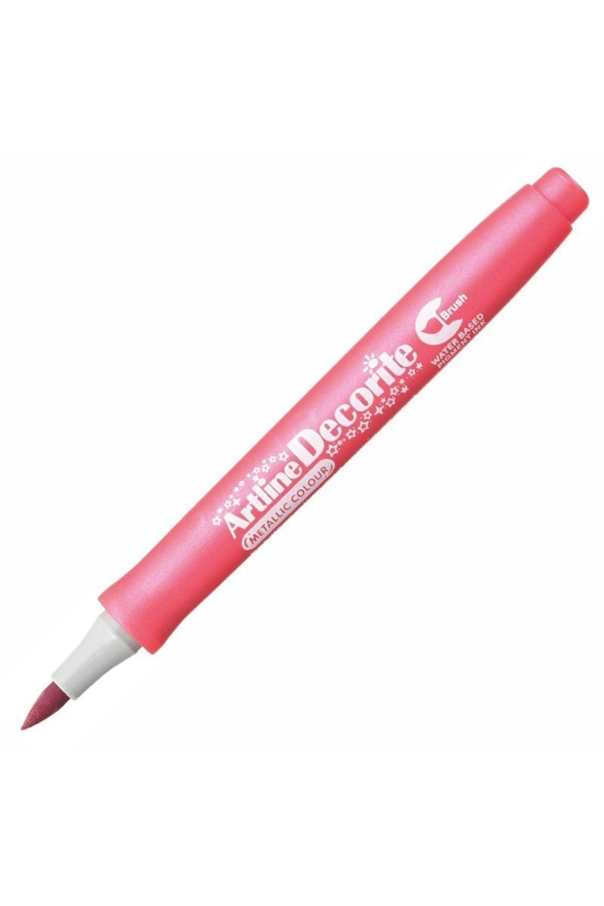 Genel Markalar Artline Decorite Marker Kalem Fırça Uçlu Metallic Pink