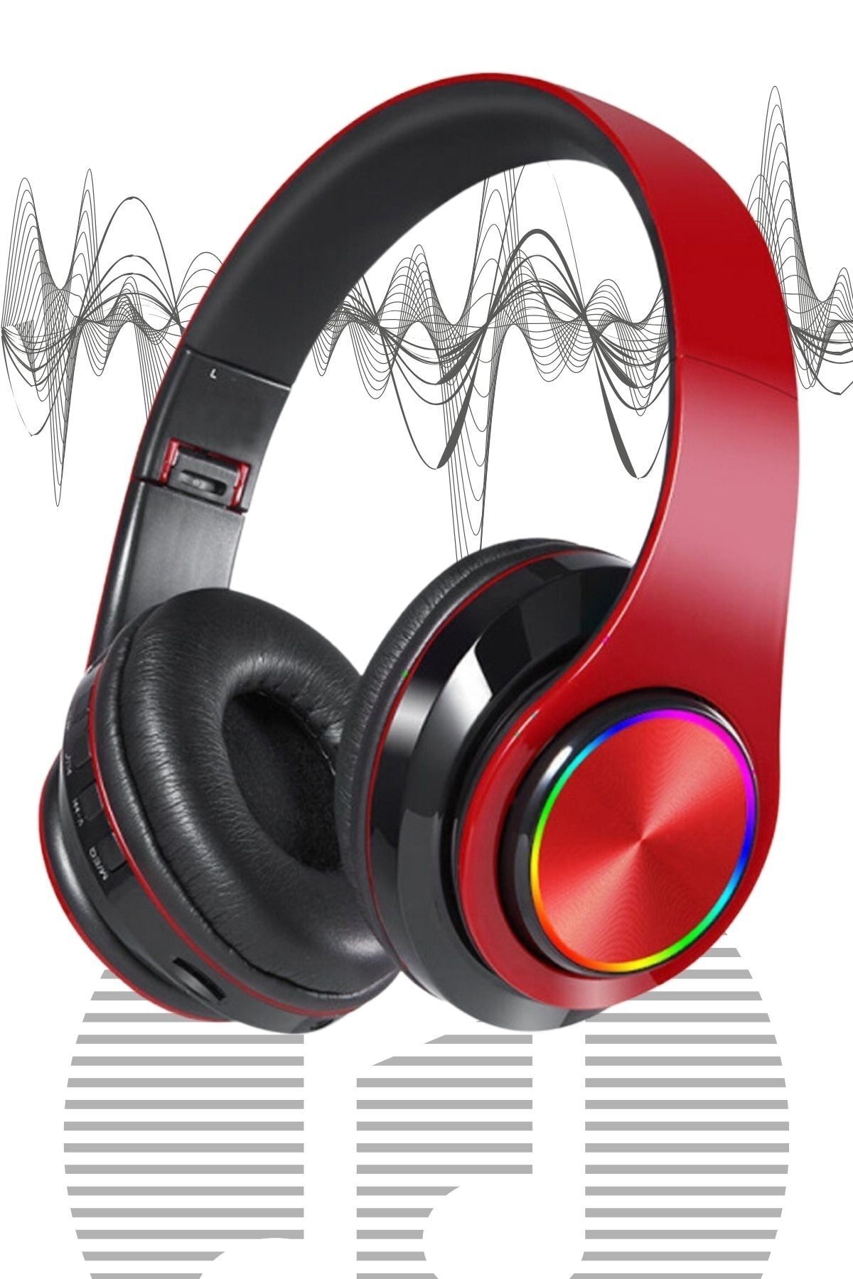 Favors Bluetooth Kulaküstü Kulaklık + Aux Kablolu Led Işıklı Mikrofonlu Kablosuz Kulak Üstü Kulaklık B39