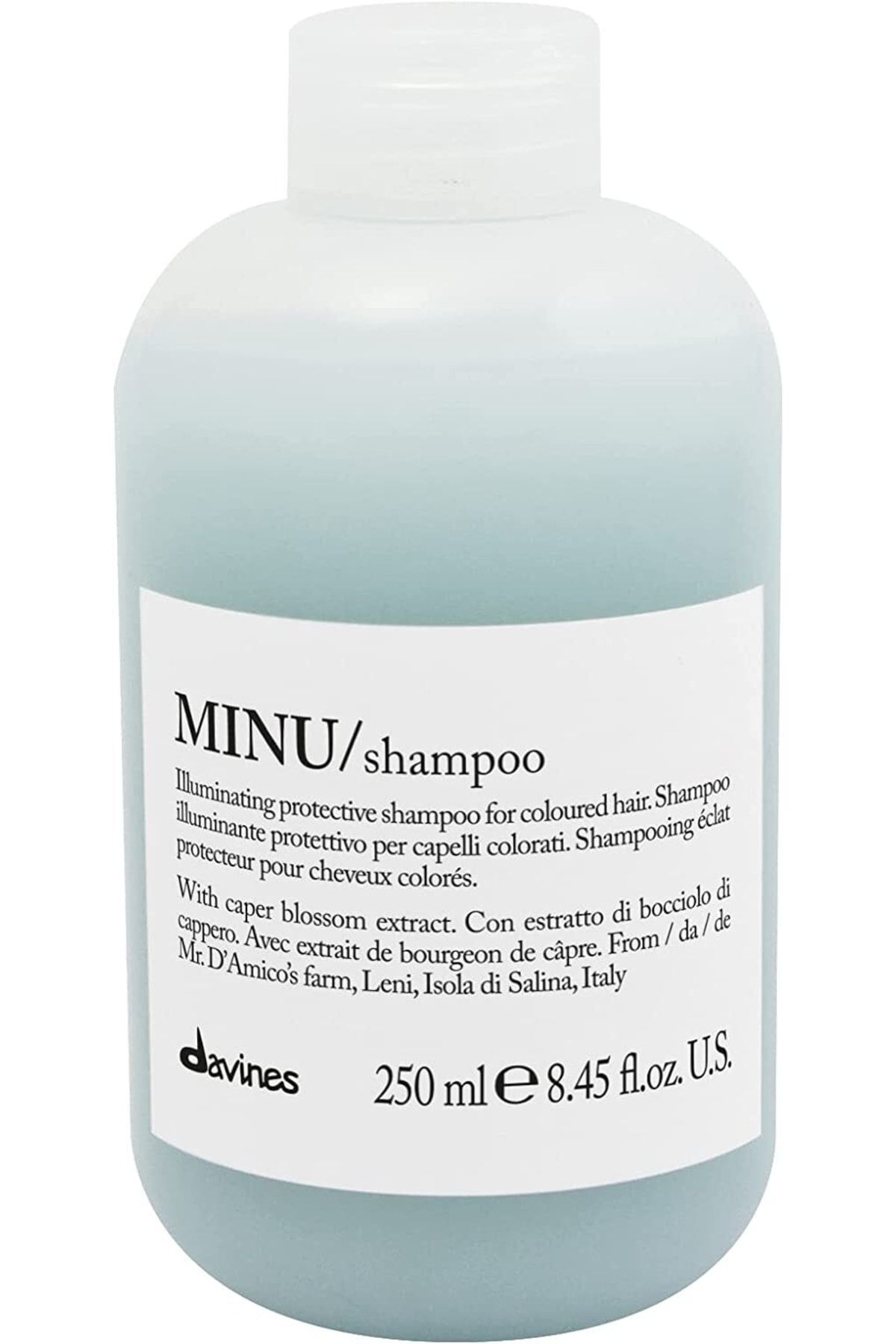 Davines 75056 Minu Shampoo Boyalı Saçlar Için Renk Koruyucu Şampuan 250ml 8004608242550veg