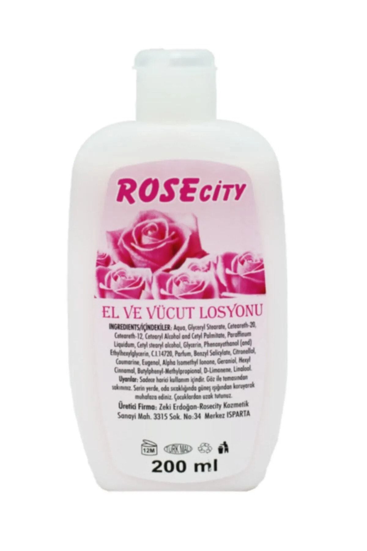 rosecity El Ve Vücut Losyonu 200 Ml