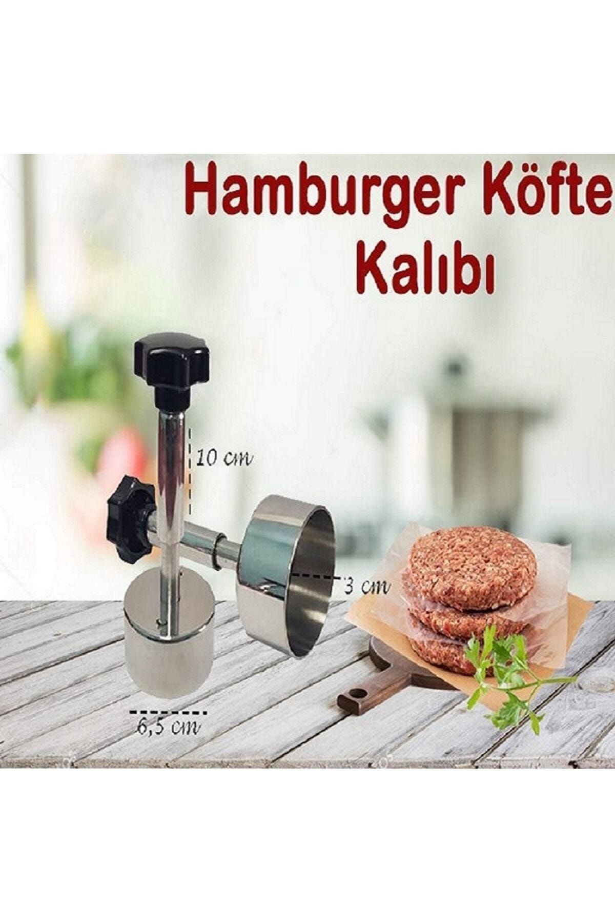 Akse Endustriyel Hamburger Kalıbı Köfte Şekillendirme Kalıbı Köfte Form Kalıbı 20-30 gr 7 cm