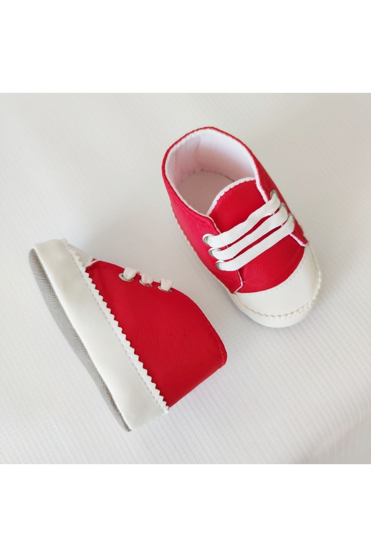 Bebekmağazam Unisex Bebek Kırmızı Ayakkabı