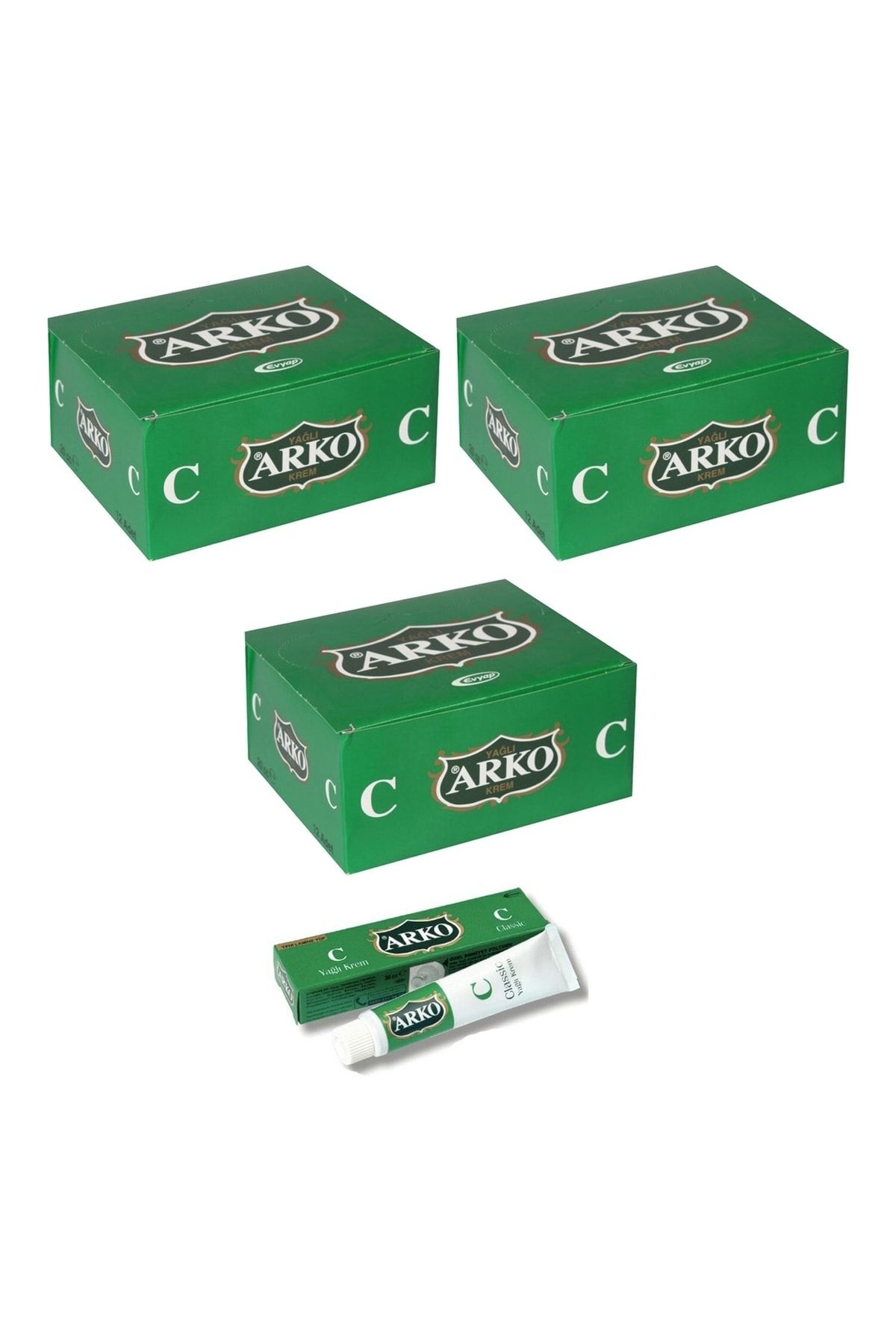Arko Classic Yağlı Krem 20 Cc 12'li X 3 Kutu (36 Adet)